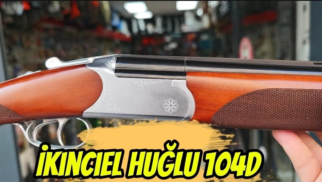 Huğlu 104 D Çift Tetik Süperpoze Av Tüfeği (12 GA - 71 CM Namlu - 1-3 Sabit Şoklu - Dövme Çelik Kasa - Sıfır Ayarında II. El)