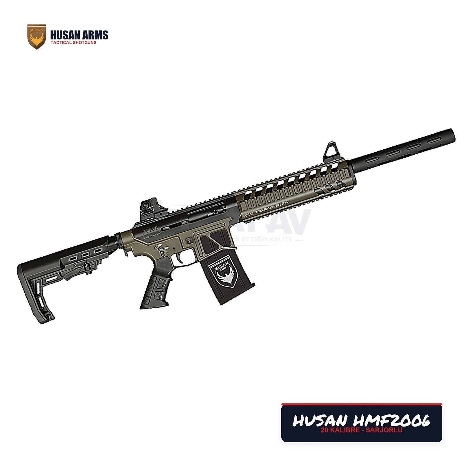 Husan Arms HMF2006 Metal Force 20 Kalibre Şarjörlü Av Tüfeği