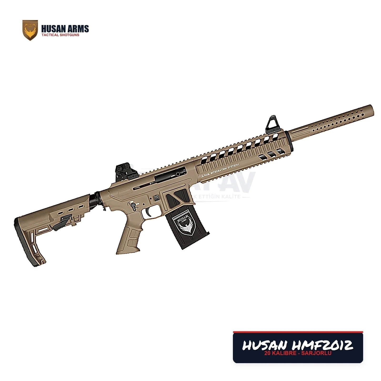 Husan Arms HMF2012 Metal Force 20 Kalibre Şarjörlü Av Tüfeği