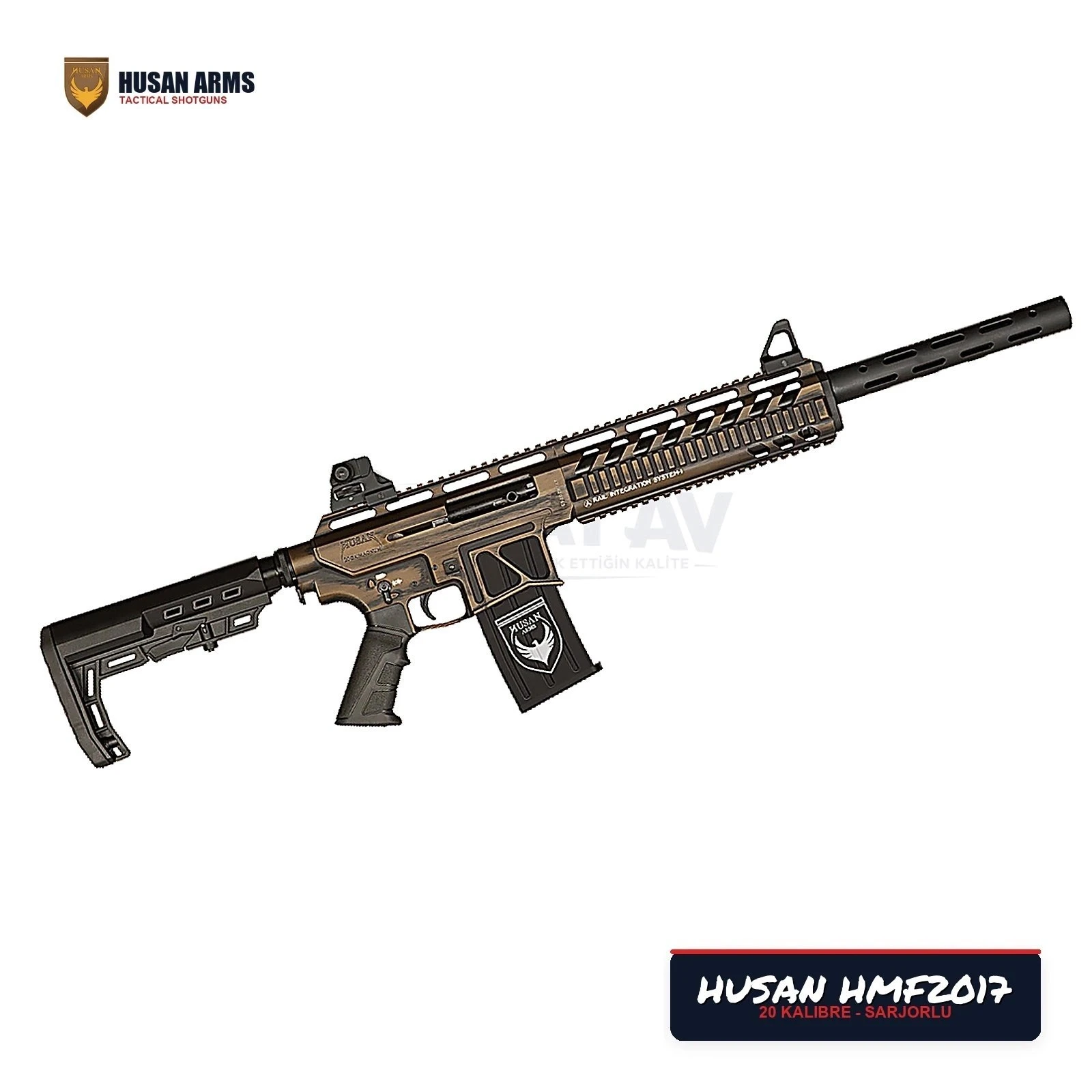 Husan Arms HMF2017 Metal Force 20 Kalibre Şarjörlü Av Tüfeği