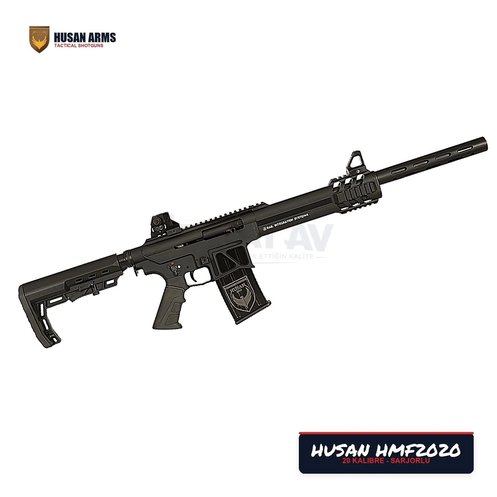 Husan Arms HMF2020 Metal Force 20 Kalibre Şarjörlü Av Tüfeği