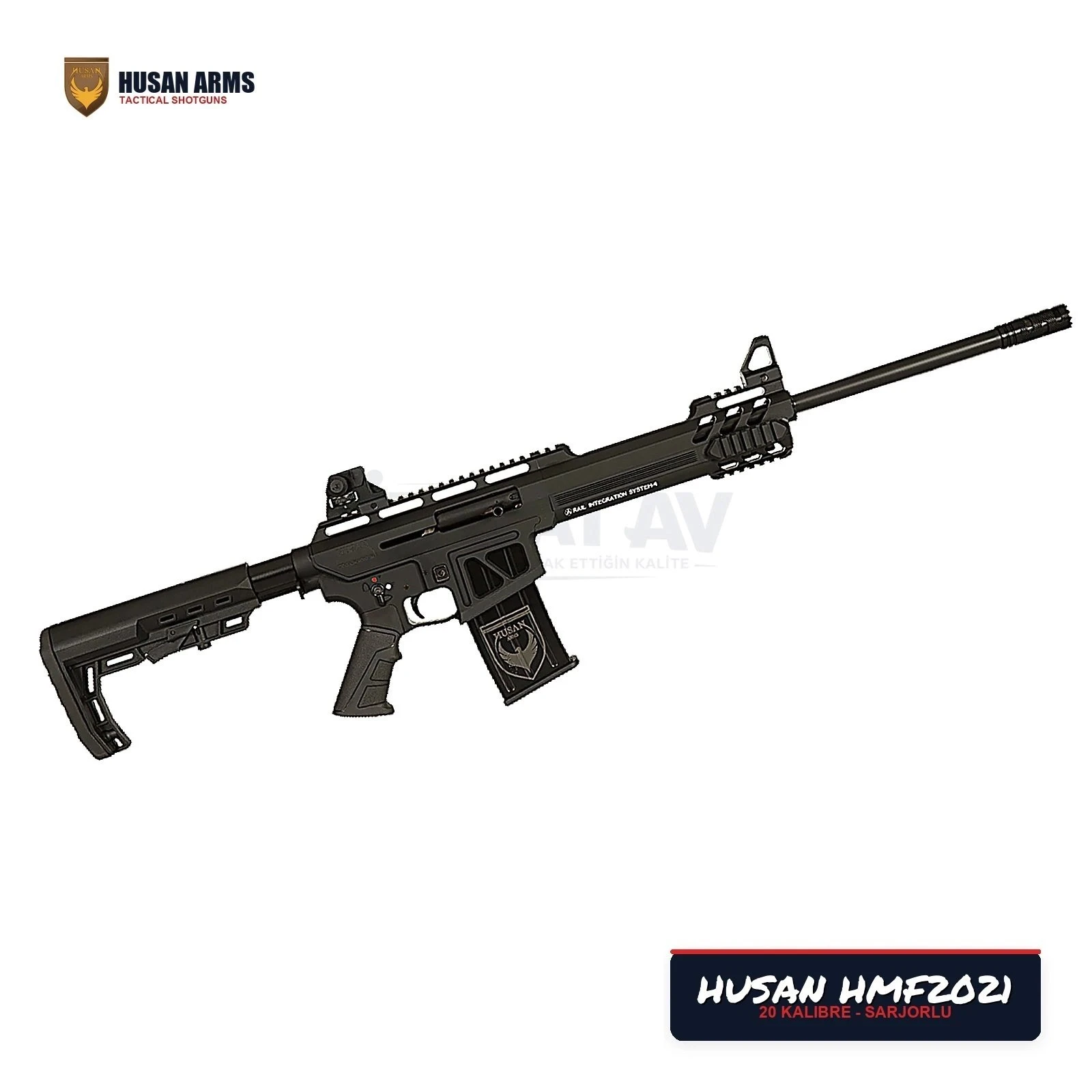 Husan Arms HMF2021 Metal Force 20 Kalibre Şarjörlü Av Tüfeği