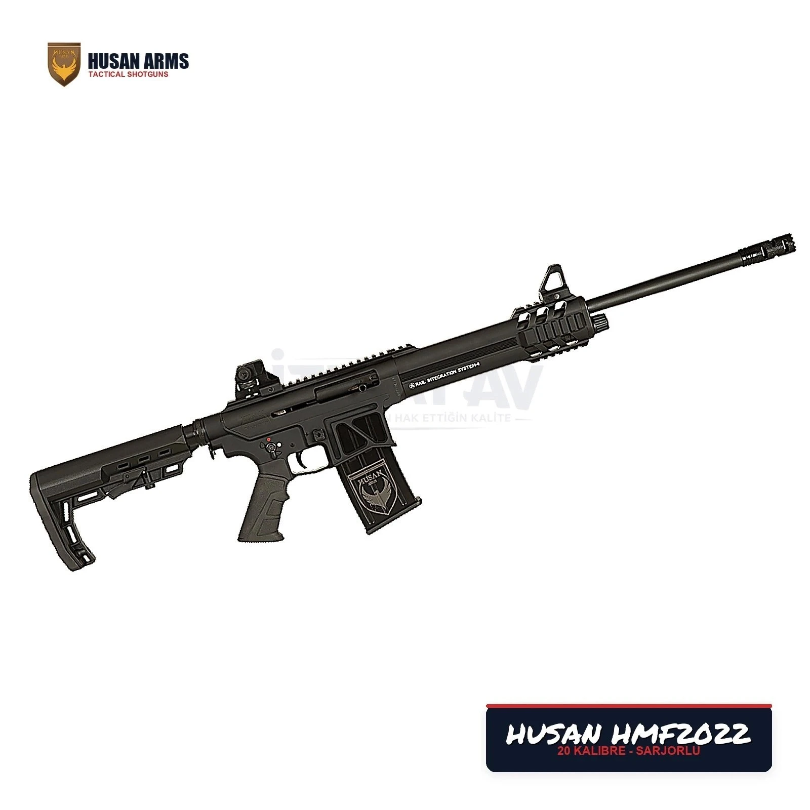 Husan Arms HMF2022 Metal Force 20 Kalibre Şarjörlü Av Tüfeği