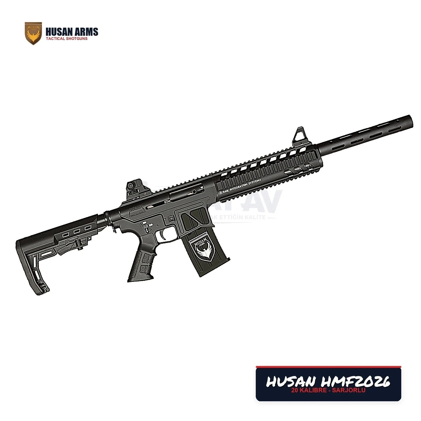 Husan Arms HMF2026 Metal Force 20 Kalibre Şarjörlü Av Tüfeği