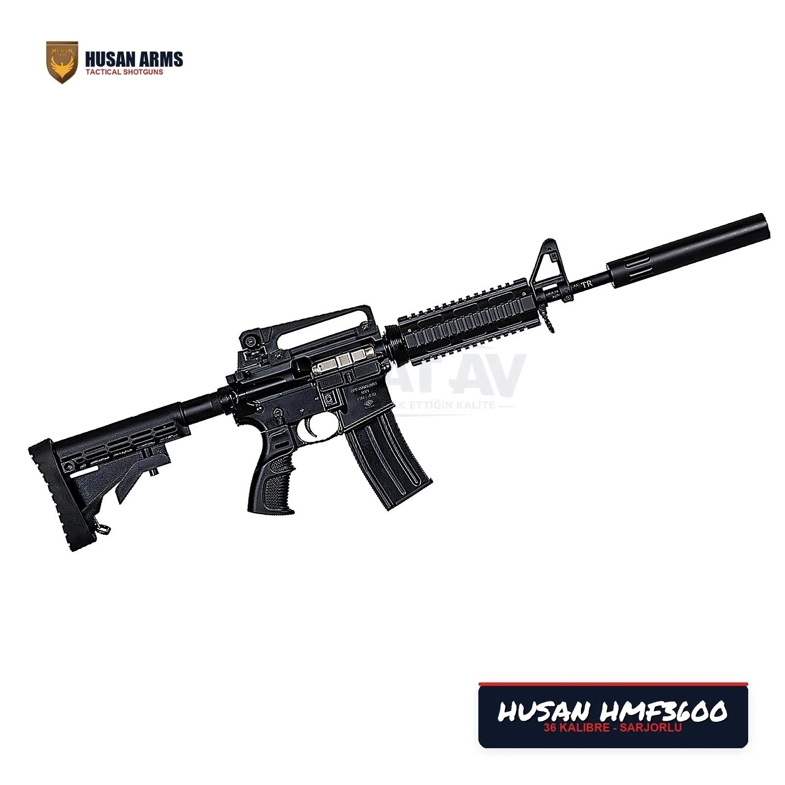 Husan Arms HMF3600 Metal Force 36 Kalibre (.410) Şarjörlü Av Tüfeği