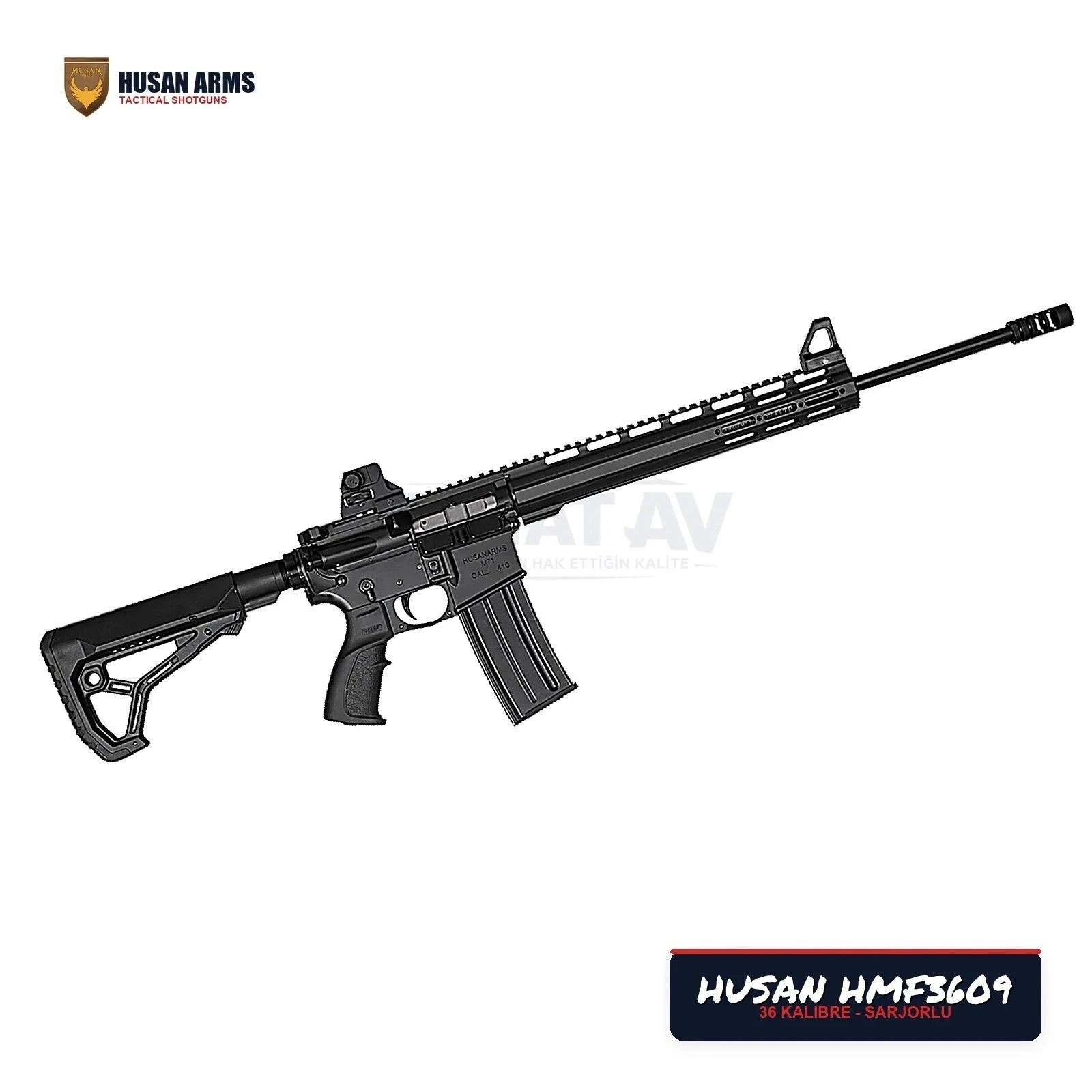 Husan Arms HMF3609 Metal Force 36 Kalibre (.410) Şarjörlü Av Tüfeği
