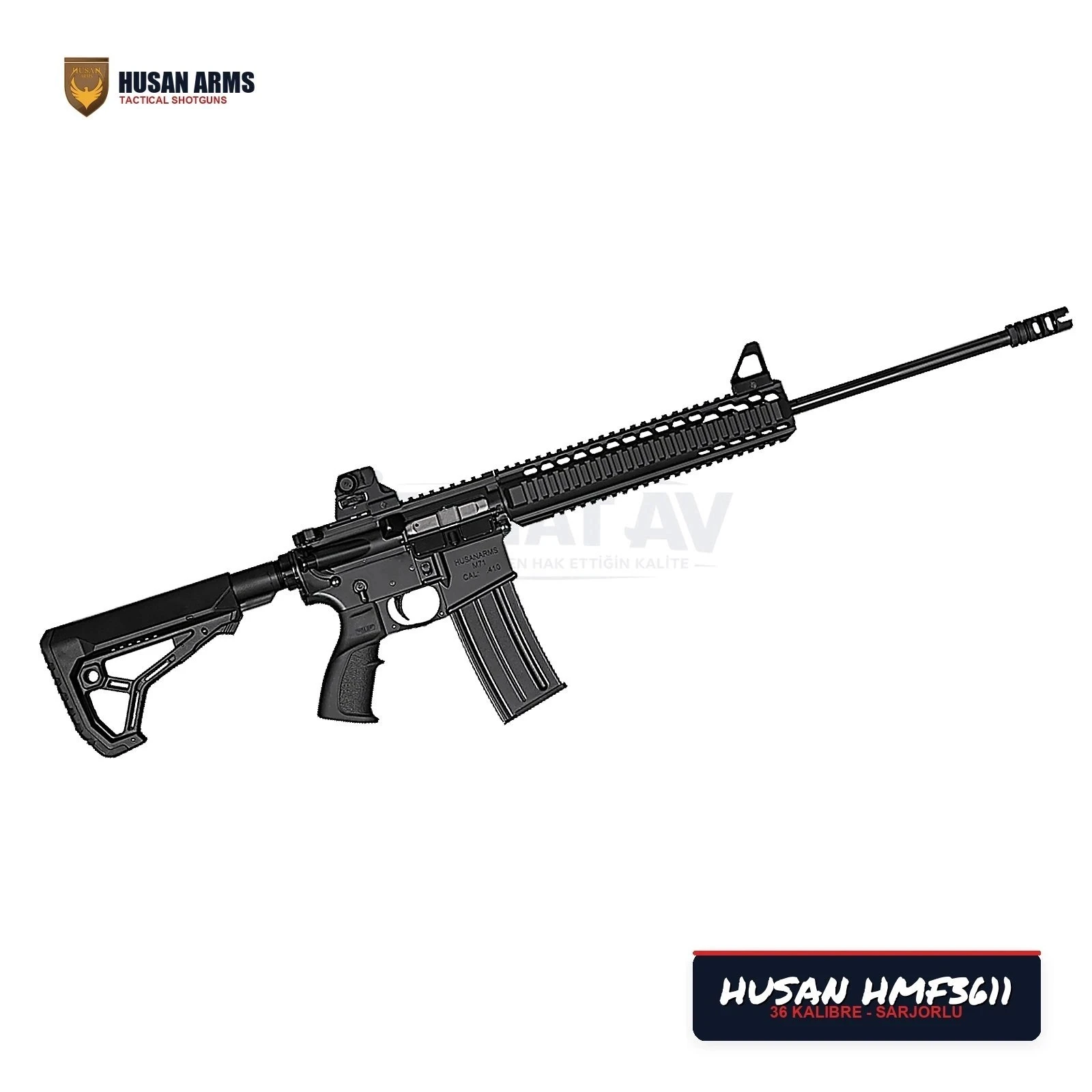 Husan Arms HMF3611 Metal Force 36 Kalibre (.410) Şarjörlü Av Tüfeği