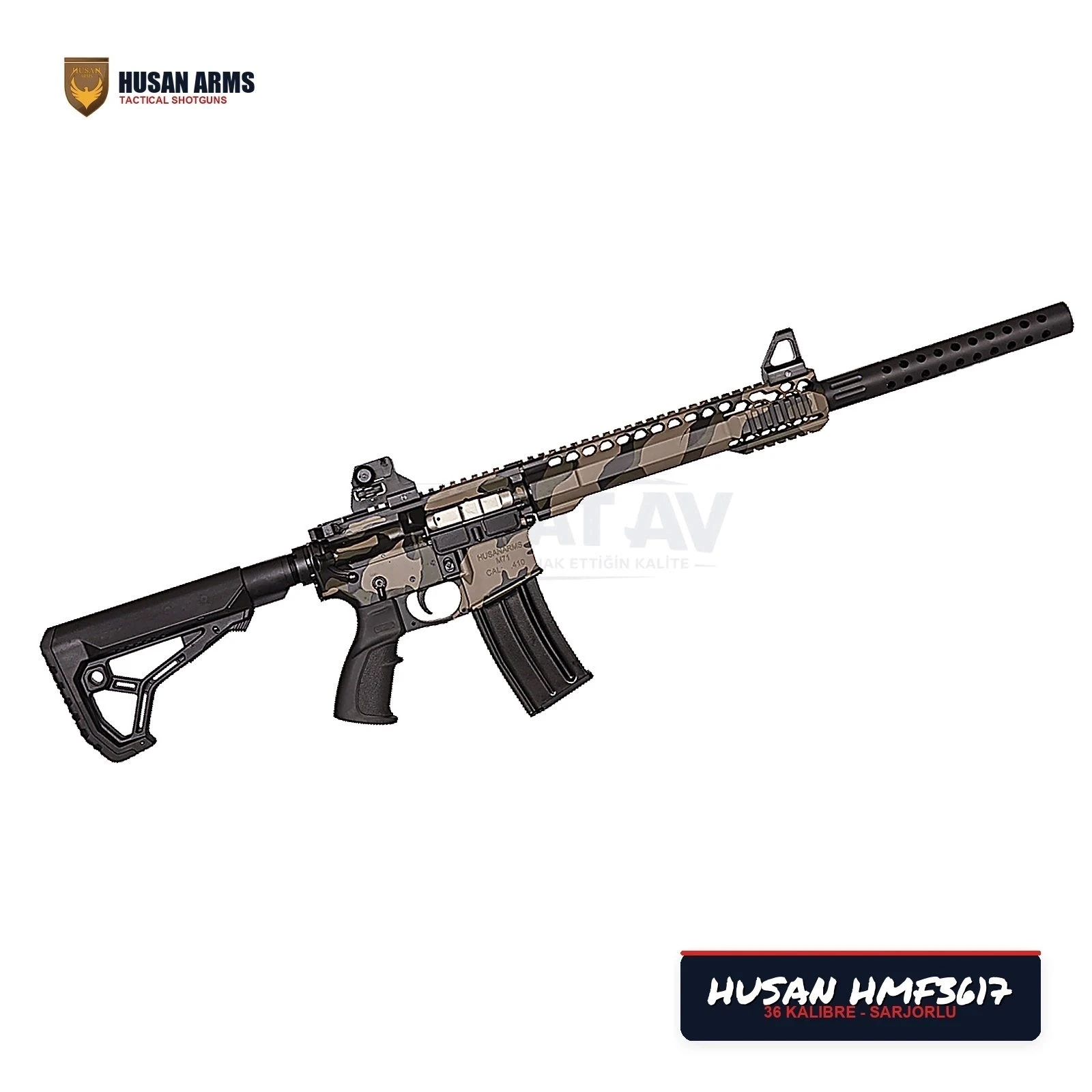 Husan Arms HMF3617 Metal Force 36 Kalibre (.410) Şarjörlü Av Tüfeği