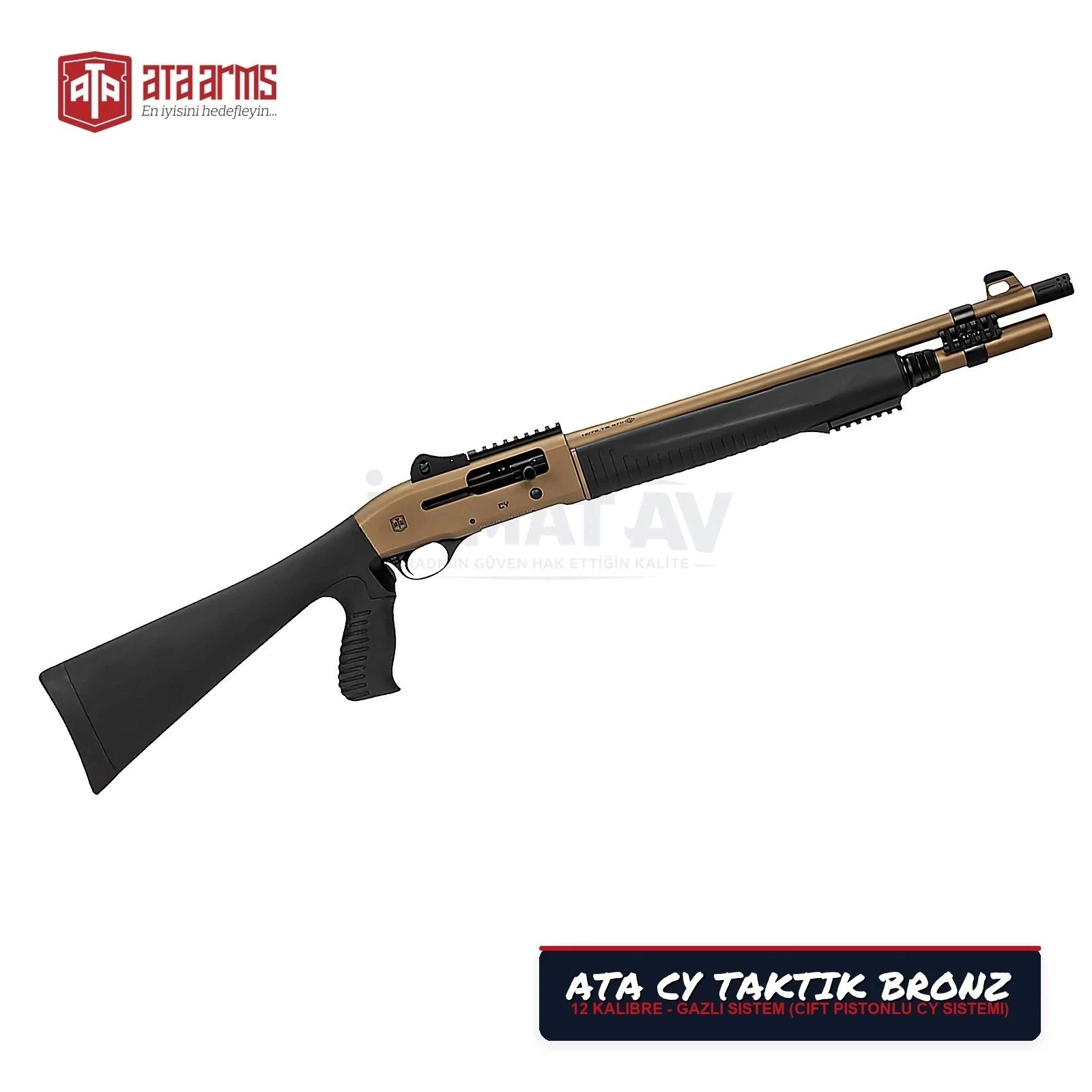 Ata CY Taktik Bronz Yarı Otomatik Av Tüfeği