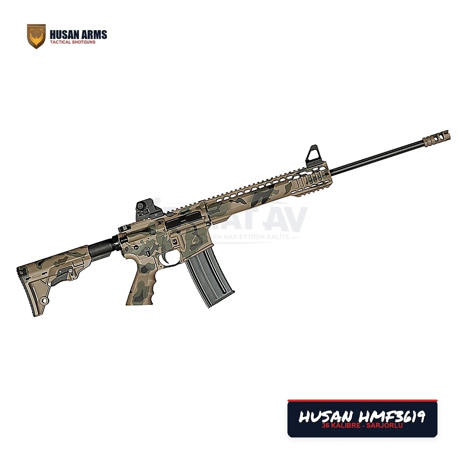 Husan Arms HMF3619 Metal Force 36 Kalibre (.410) Şarjörlü Av Tüfeği