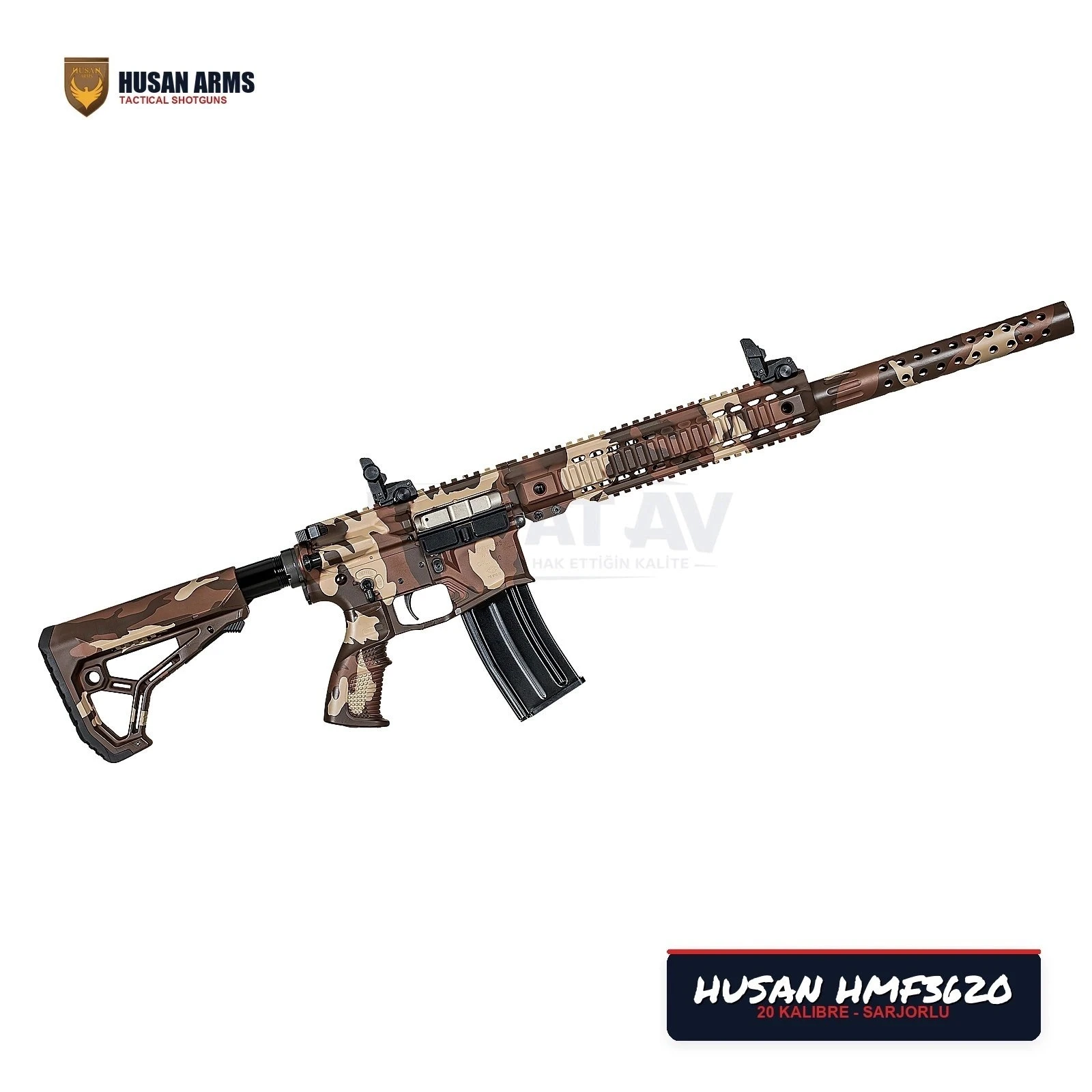 Husan Arms HMF3620 Metal Force 20 Kalibre Şarjörlü Av Tüfeği
