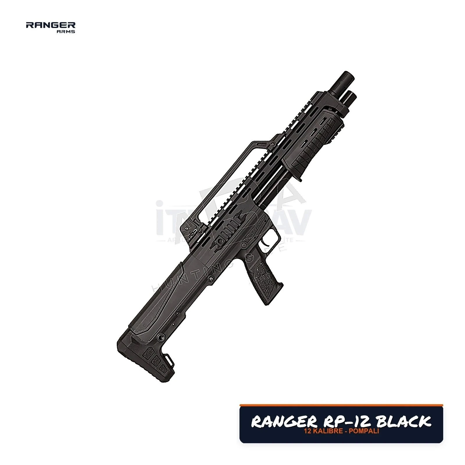 Ranger RP-12 Mat Siyah Pompalı Av Tüfeği