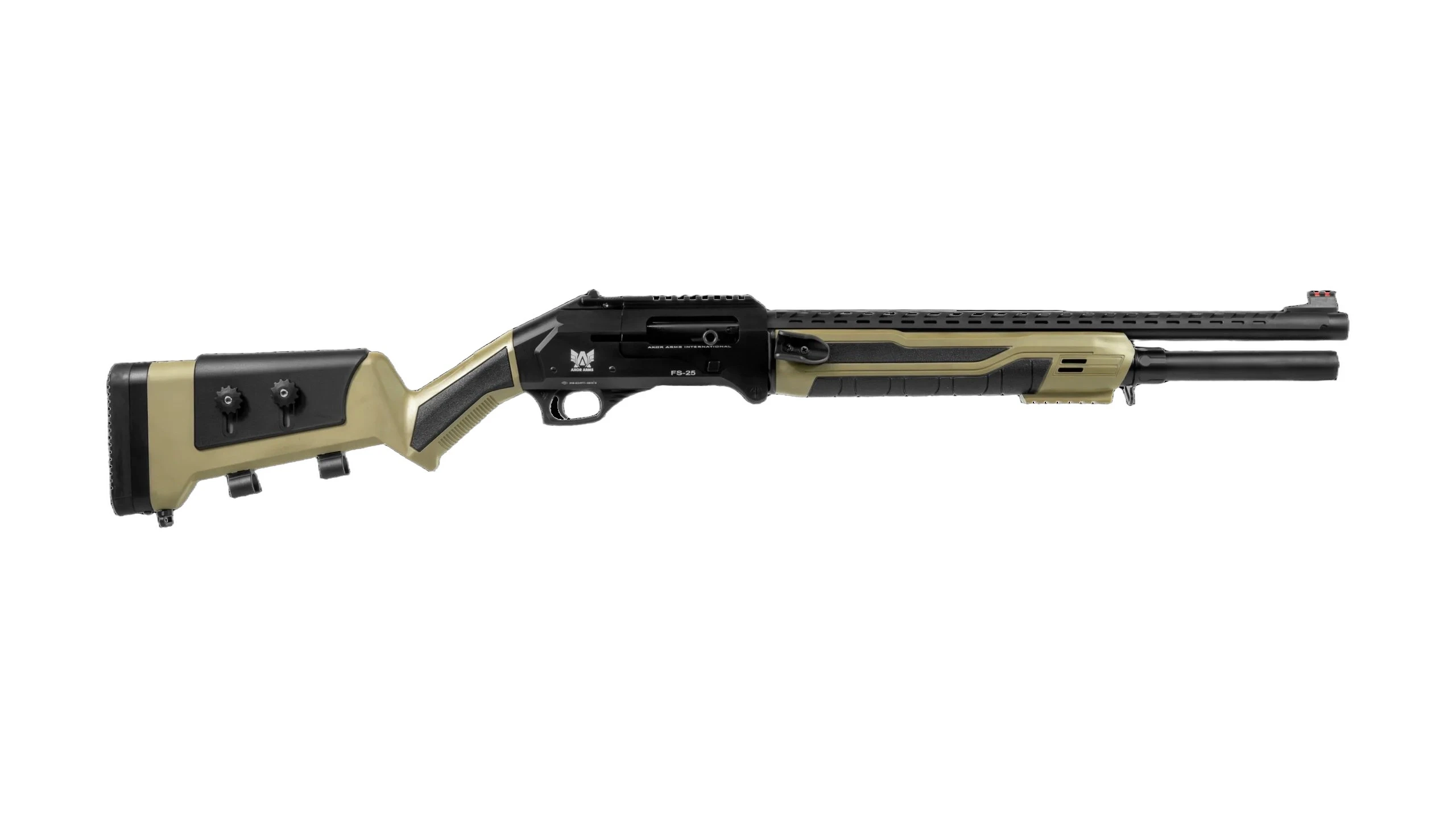 Axor Arms FS-PRO Katlanır Yarı Otomatik Taktikal Av Tüfeği (12 Kalibre - Gazlı Sistem - Mat Siyah)