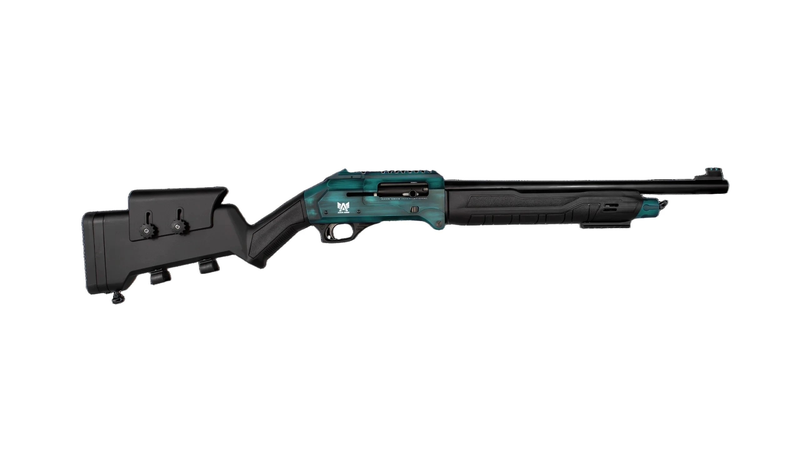 Axor Arms FS-A Katlanır Yarı Otomatik Taktikal Av Tüfeği (12 Kalibre - Gazlı Sistem - Eflatun)