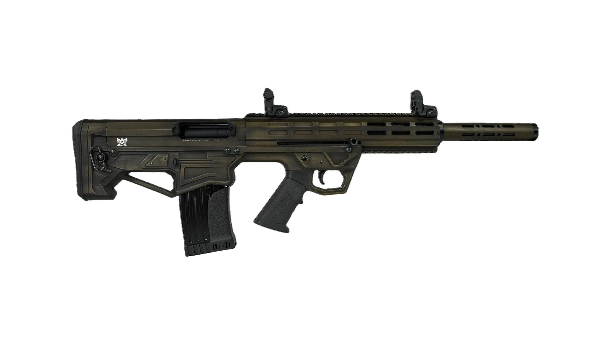 Axor Arms BP MF-1 Bullpup Şarjörlü Yarı Otomatik Av Tüfeği (12 Kalibre - Taktik Haki - Kompakt Kasa)