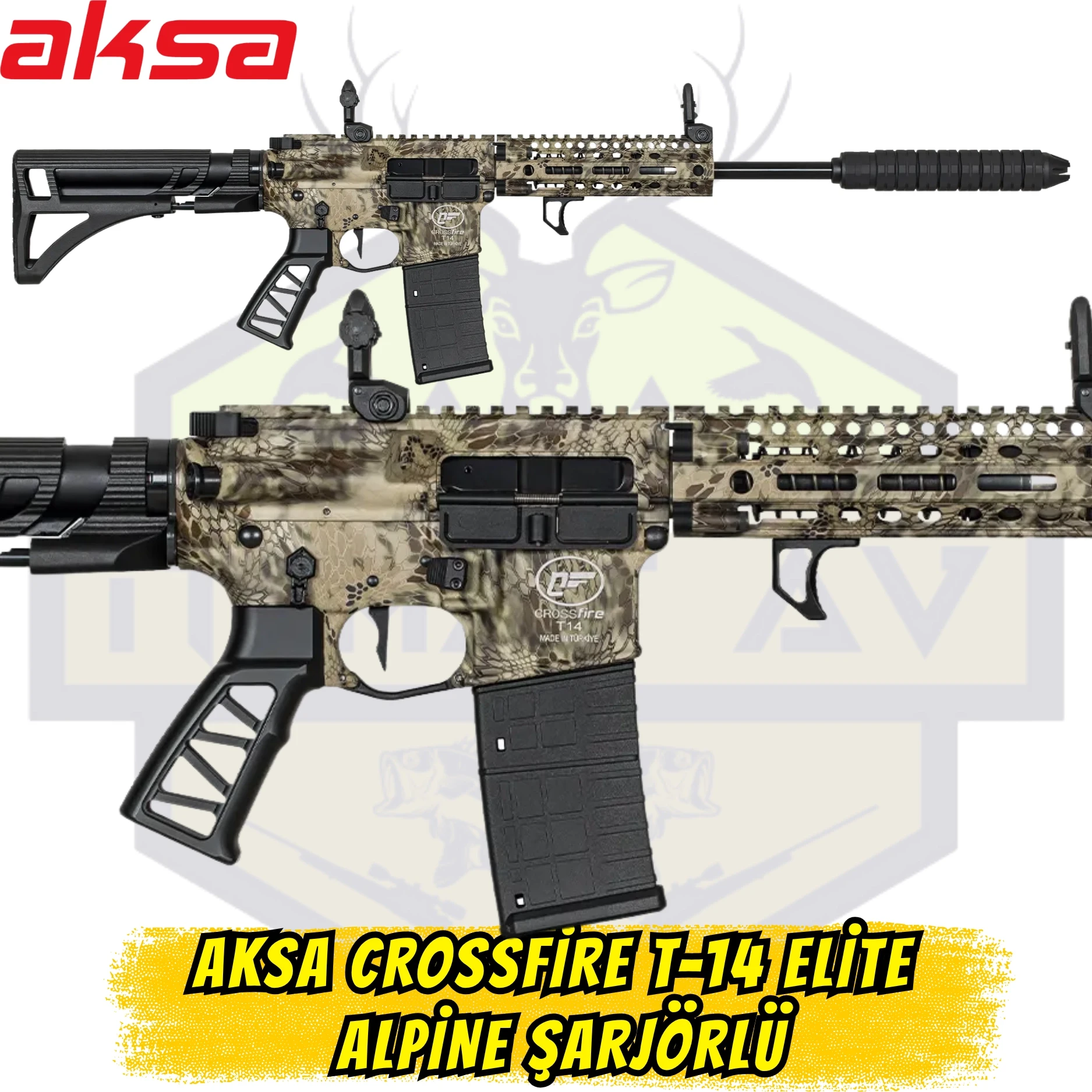 Aksa Crossfire T-14 Elite Alpine Şarjörlü Av Tüfeği - 36 Kalibre (.410 Cal)