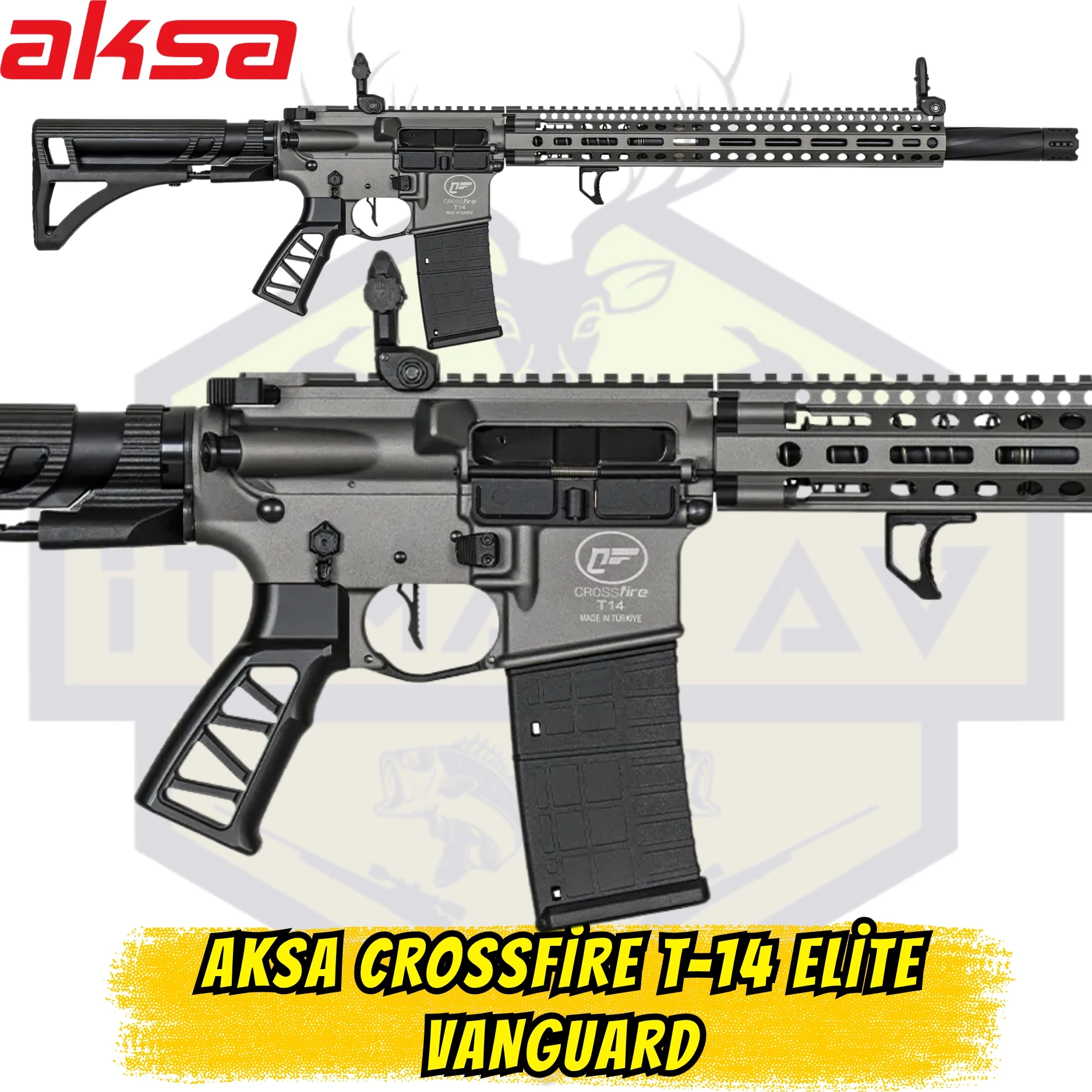 Aksa Crossfire T-14 Elite Vanguard Şarjörlü Av Tüfeği - 36 Kalibre (.410 Cal)