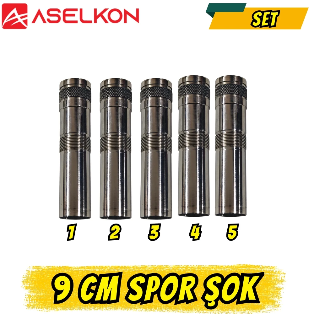 Aselkon 9 cm Spor Şok Seti