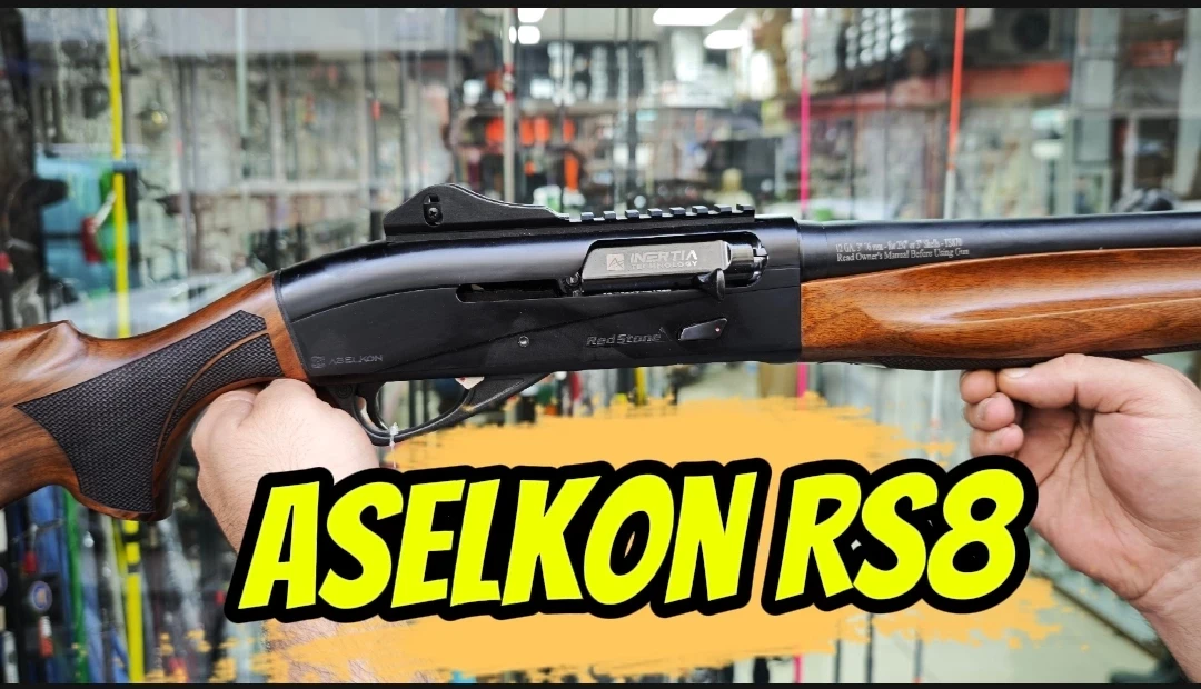 Aselkon Redstone RS8 Dark Black Kinetik Av Tüfeği (12 Cal - 47 cm)