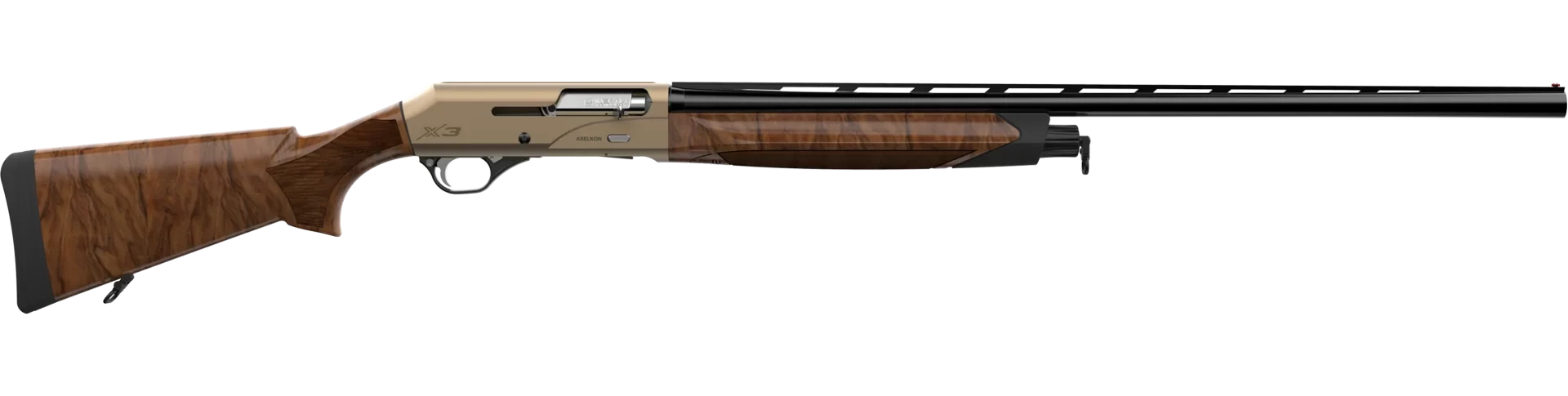 Aselkon X3 Bronze Pure Lüks Ceviz Kundak Kinetik Av Tüfeği (12 Cal - 61 / 66 / 71 / 76 cm)