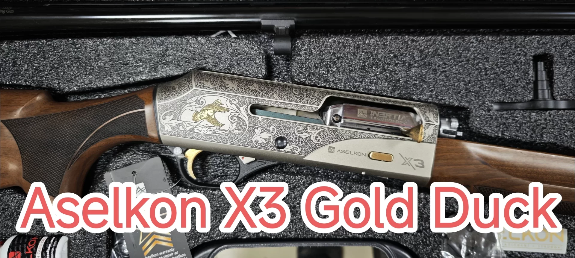 Aselkon X3 Gold Duck Kinetik Av Tüfeği (12 Cal - 66 cm / 71 cm)