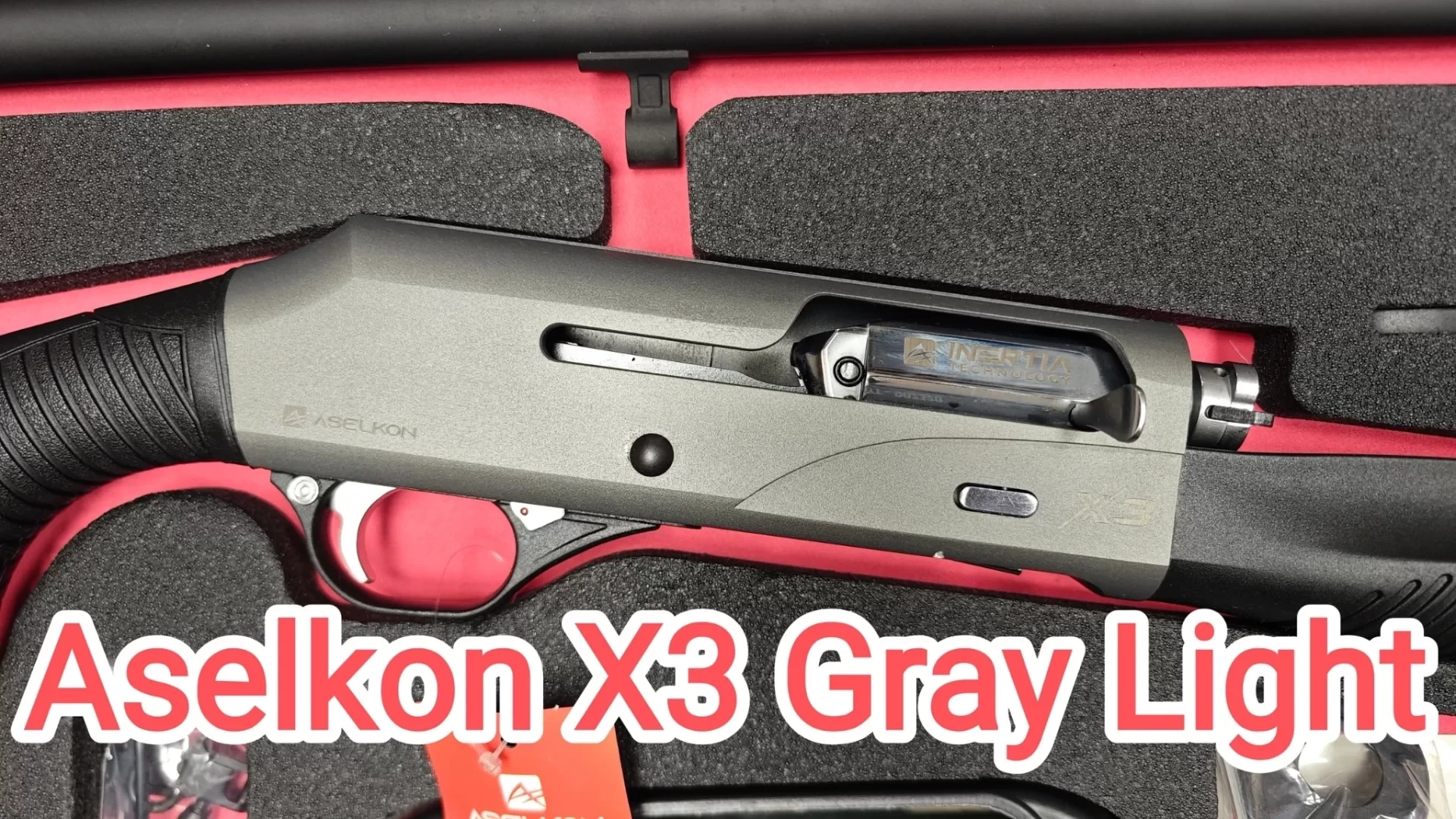 Aselkon X3 Grey Light Sentetik Kundak Kinetik Av Tüfeği (12 Cal - 61 / 66 / 71 / 76 cm)