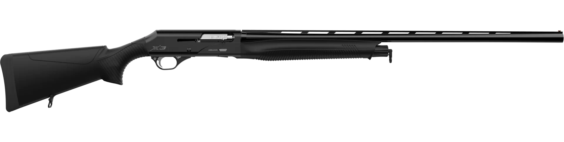 Aselkon X3 Matte Black Yarı Otomatik Av Tüfeği - Gazlı Sistem