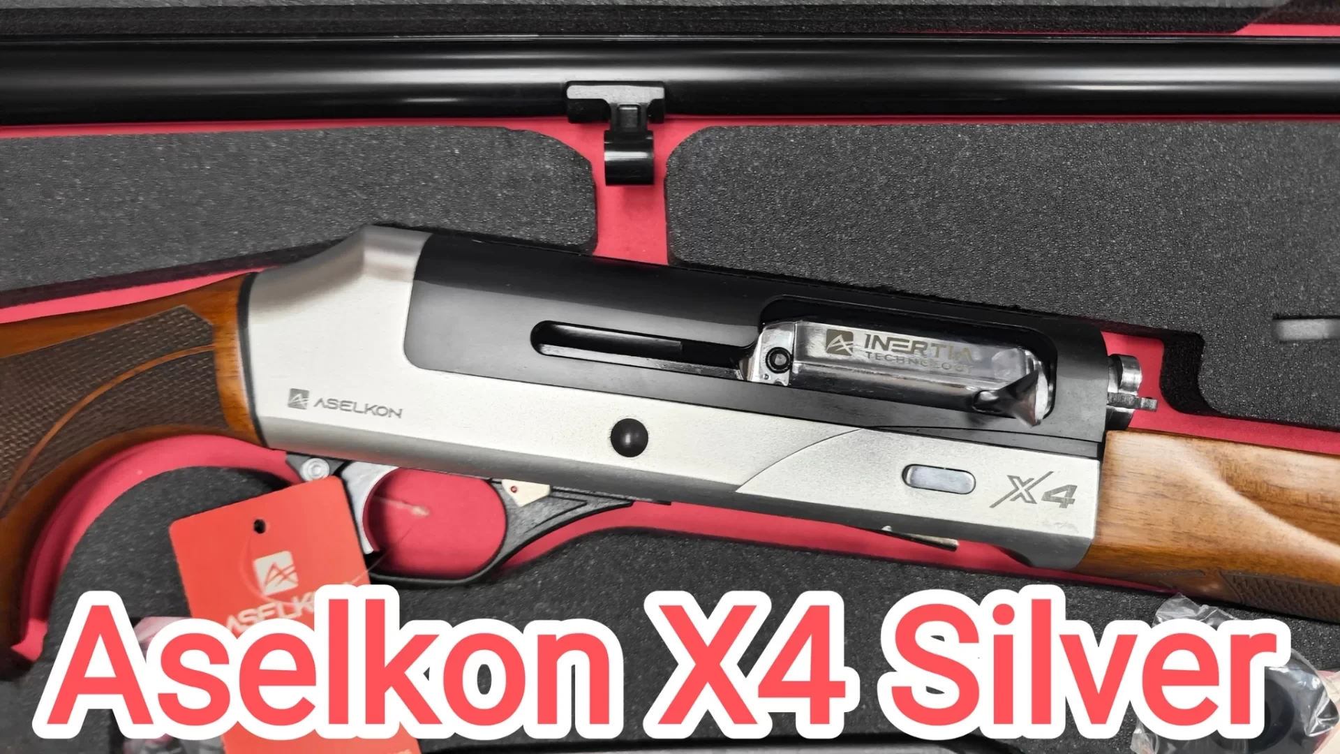 Aselkon X4 Silver Ahşap Kundak Kinetik Av Tüfeği (12 Cal - 66 cm / 71 cm)