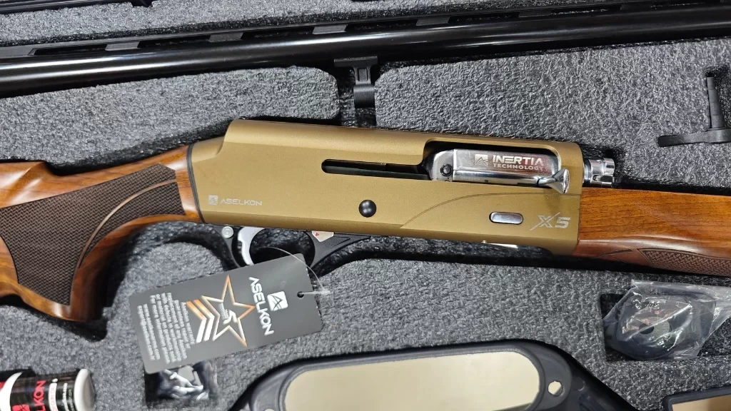 Aselkon X5 Bronze Pure Lüks Ceviz Kundak Kinetik Av Tüfeği (12 Cal - 61 / 66 / 71 / 76 cm)