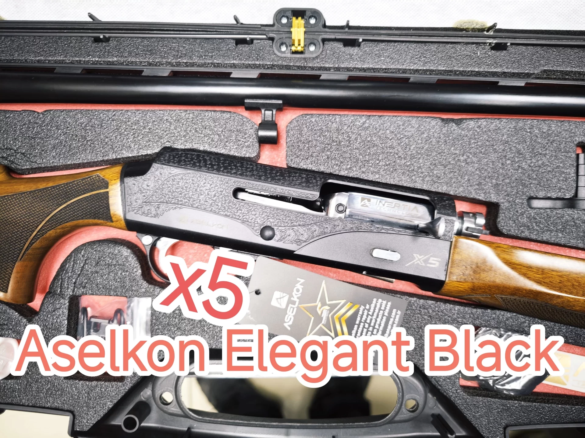 Aselkon X5 Elegant Black Kinetik Av Tüfeği (12 Cal - 66 cm / 71 cm)