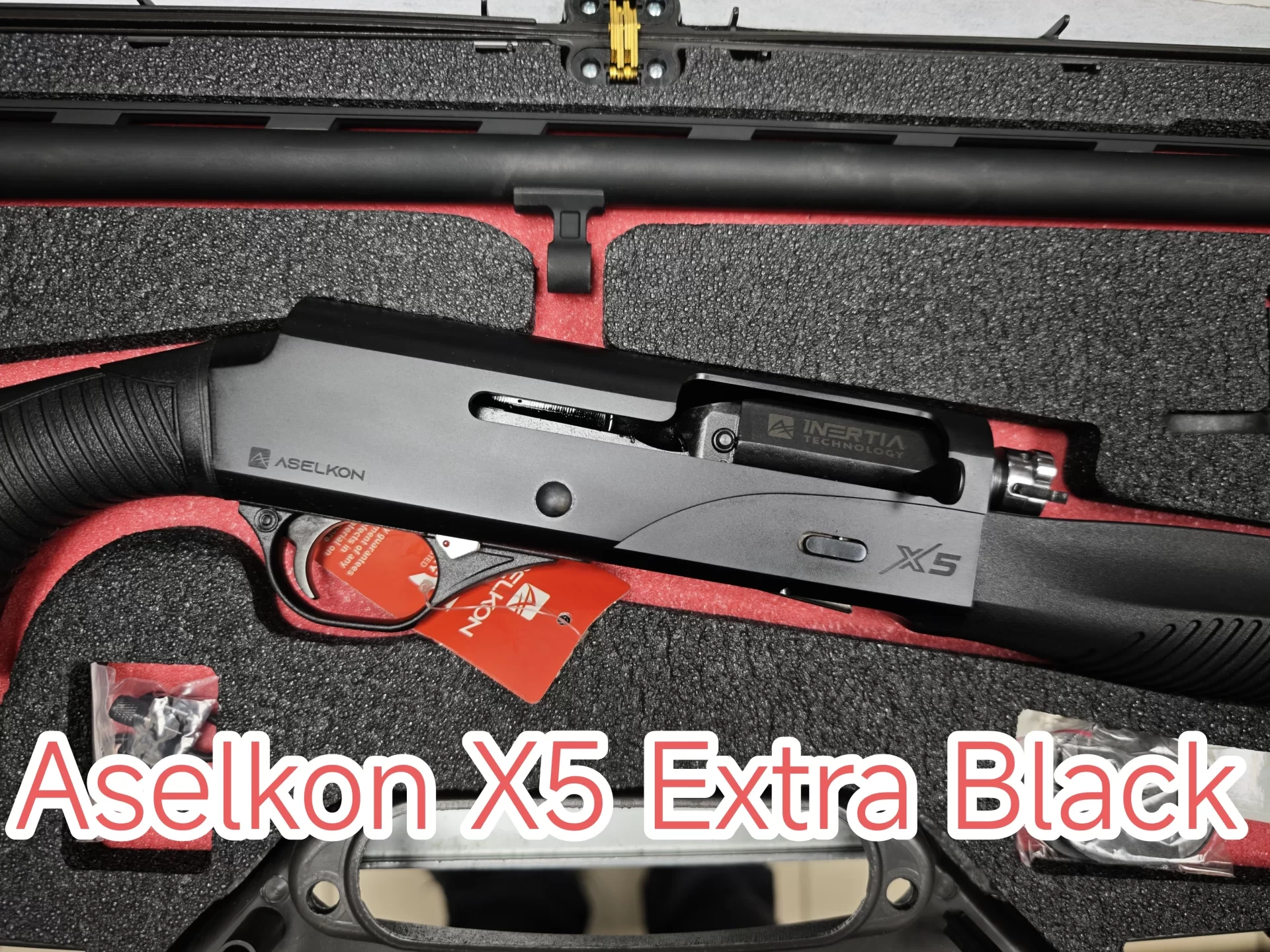 Aselkon X5 Extra Black Sentetik Kundak Kinetik Av Tüfeği (12 Cal - 61 / 66 / 71 / 76 cm)