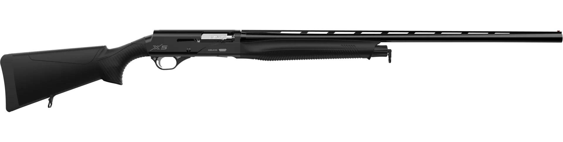 Aselkon X5 Matte Black Sentetik Kundak Kinetik Av Tüfeği (12 Cal - 61 / 66 / 71 / 76 cm)