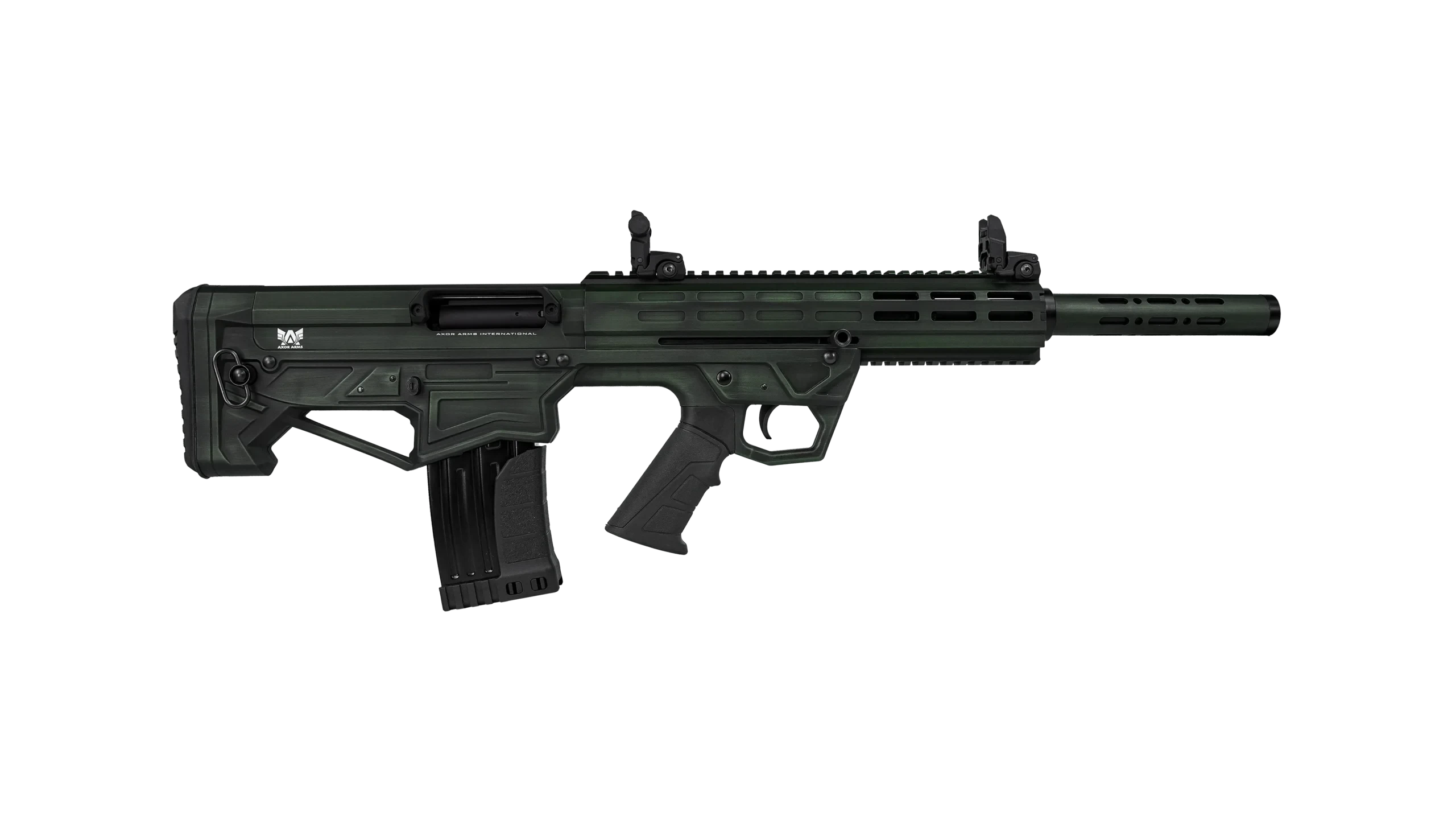 AXOR ARMS BP MF-1 BULPOP Axor Arms BP MF-1 Bullpup Şarjörlü Yarı Otomatik Av Tüfeği (12 Kalibre - Yeşil - Kompakt Kasa)OTOMATİK AV TÜFEĞİ YEŞİL