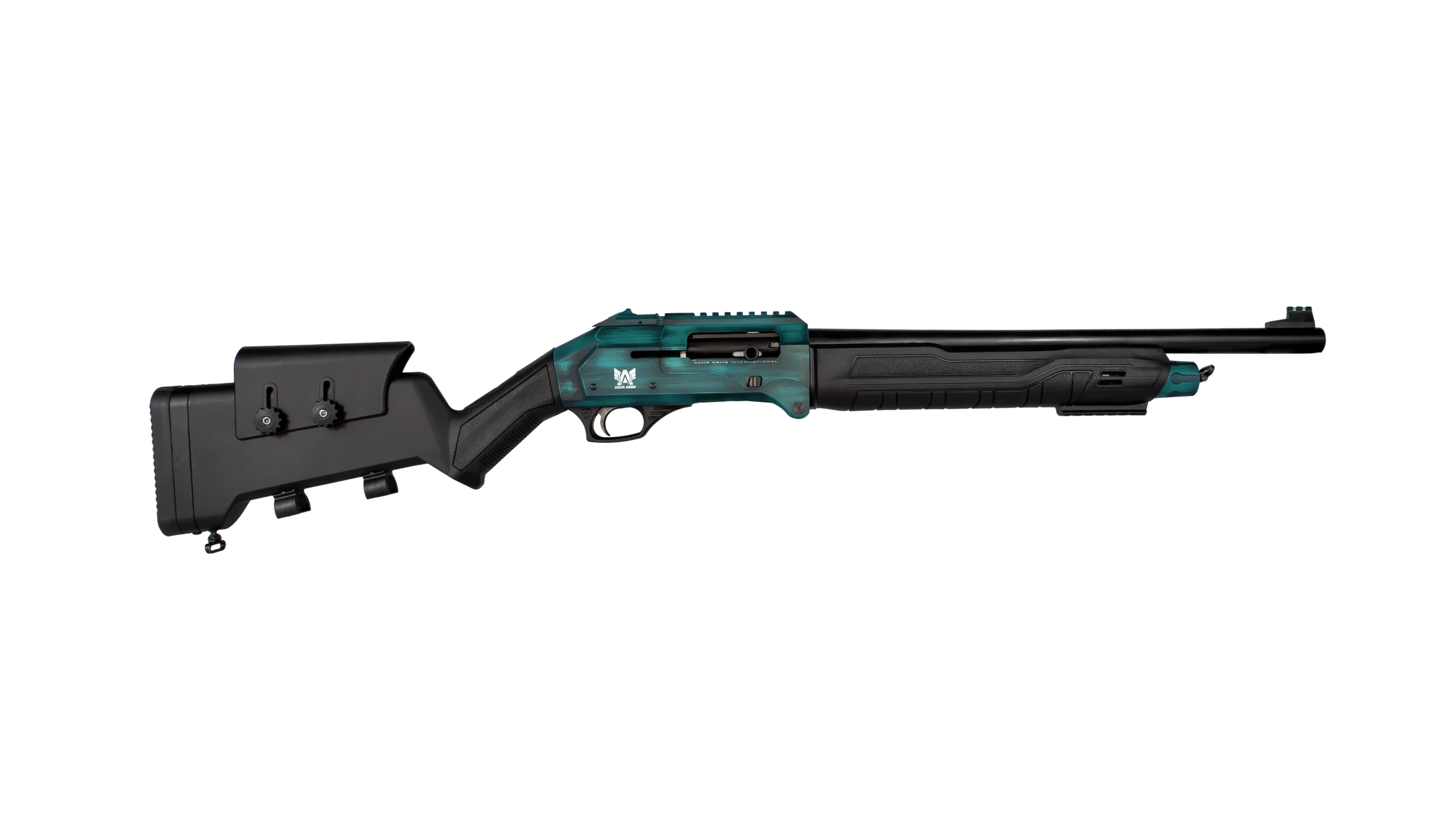 Axor Arms FS-A Katlanır Yarı Otomatik Taktikal Av Tüfeği (12 Kalibre - Gazlı Sistem - Eflatun)