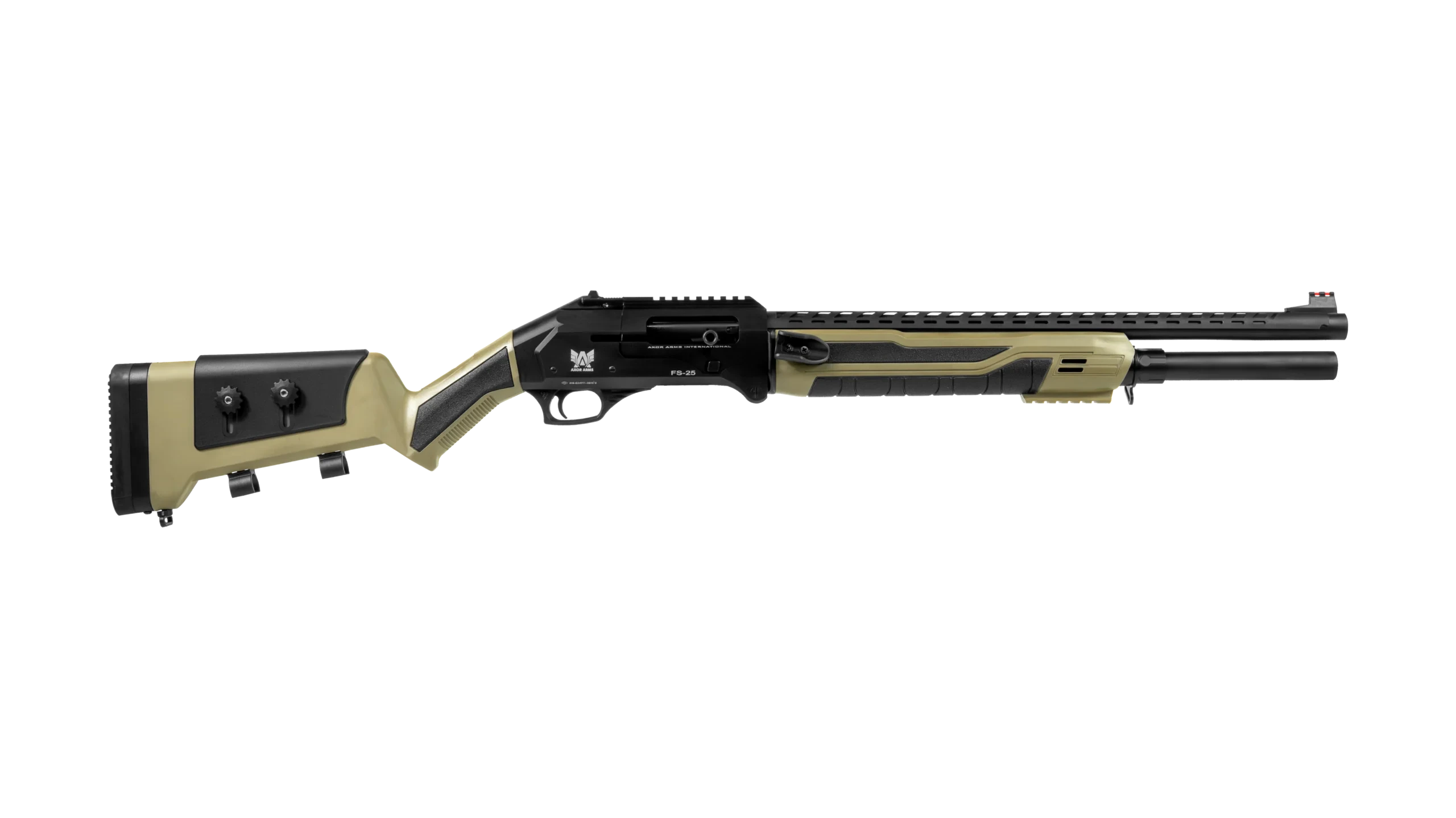 Axor Arms FS-PRO Katlanır Yarı Otomatik Taktikal Av Tüfeği (12 Kalibre - Gazlı Sistem - Mat Siyah)