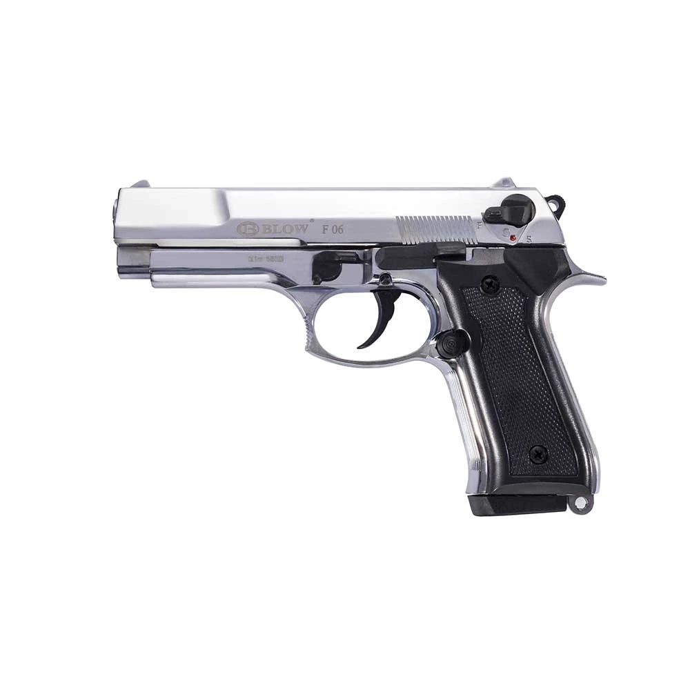 BLOW F06 Kurusıkı Ses Tabancası (9 mm P.A.K. - Parlak Krom)