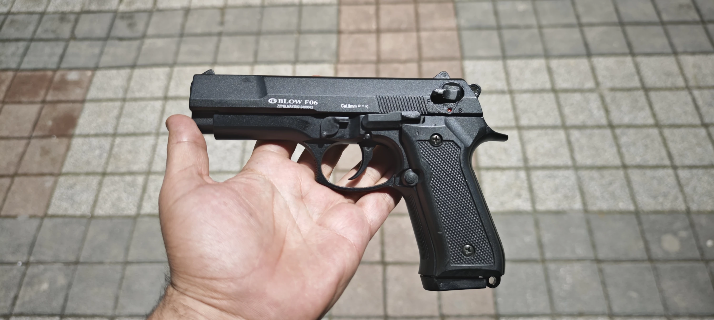 BLOW F06 Kurusıkı Ses Tabancası (9 mm P.A.K. - Mat Siyah)