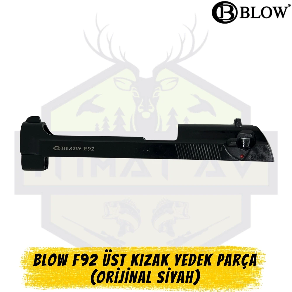 Blow F92 Üst Kızak Sürgü (Orijinal Siyah - Beretta 92 Platform Uyumlu Kurusıkı Yedek Parça)