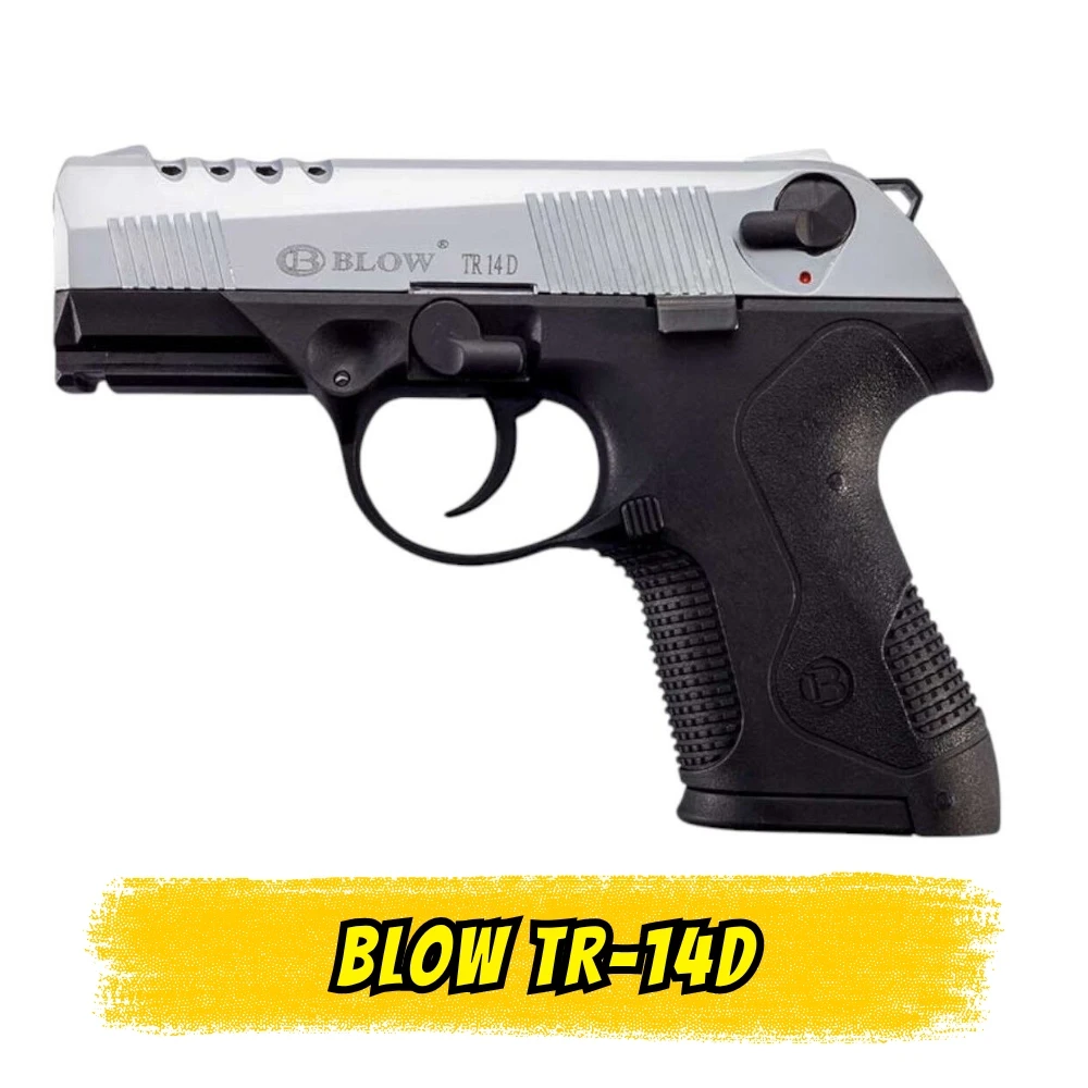 Blow TR14D Parlak Krom Kurusıkı Ses Tabancası