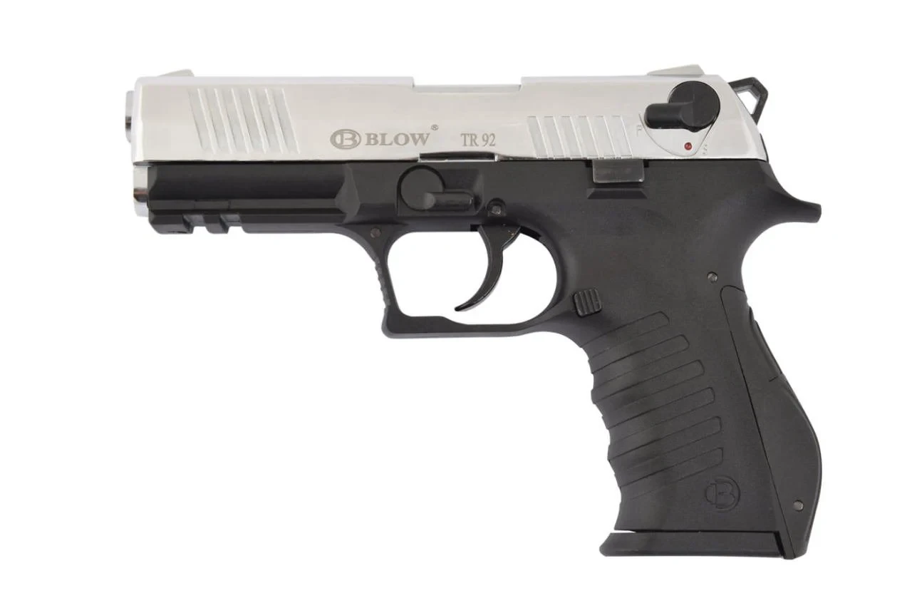BLOW TR92 Kurusıkı Ses Tabancası (9 mm P.A.K. - Parlak Krom)