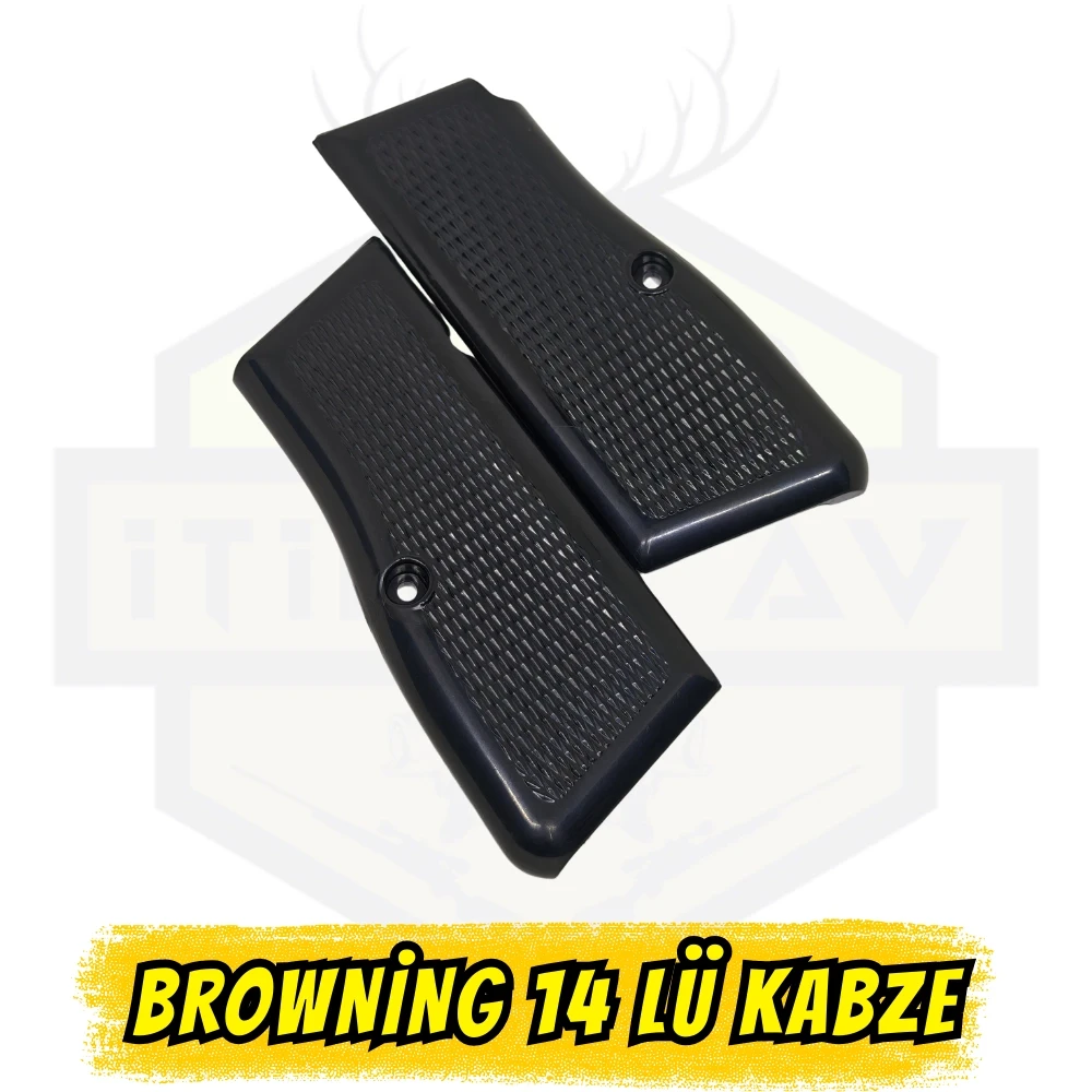 Browning Hi-Power (14’lü) Orijinal Tip Polimer Kabze Takımı - Klasik Baklava Desenli
