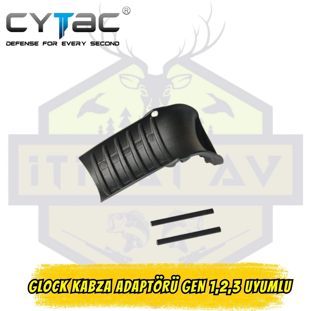 Cytac Glock Kabza Adaptörü Gen 1,2,3 Uyumlu - Siyah (Kondor Kuyruğu)