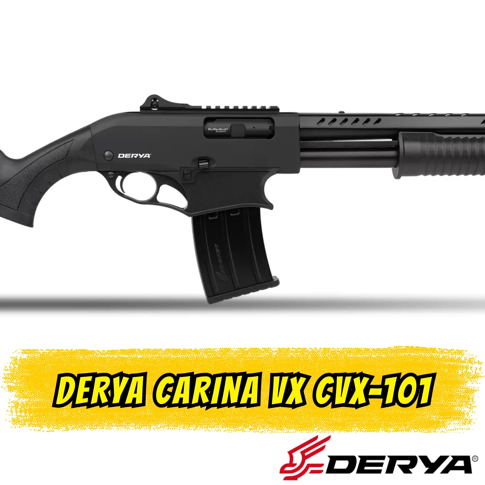 Derya Carina VX CVX-101 Şarjörlü Pompalı Av Tüfeği (12 GA - 50 cm Namlu)