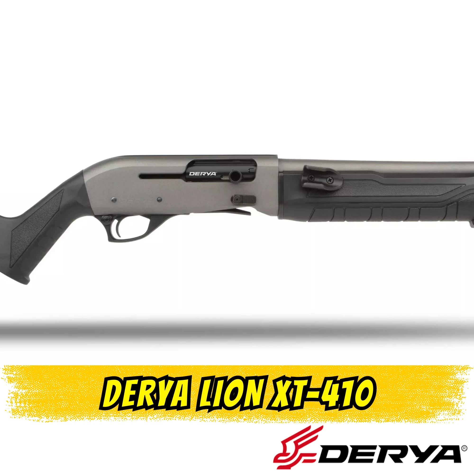 Derya Lion XT-410 Yarı Otomatik Av Tüfeği (12 GA - Gray Cerakote - 47 cm Slug Namlu)