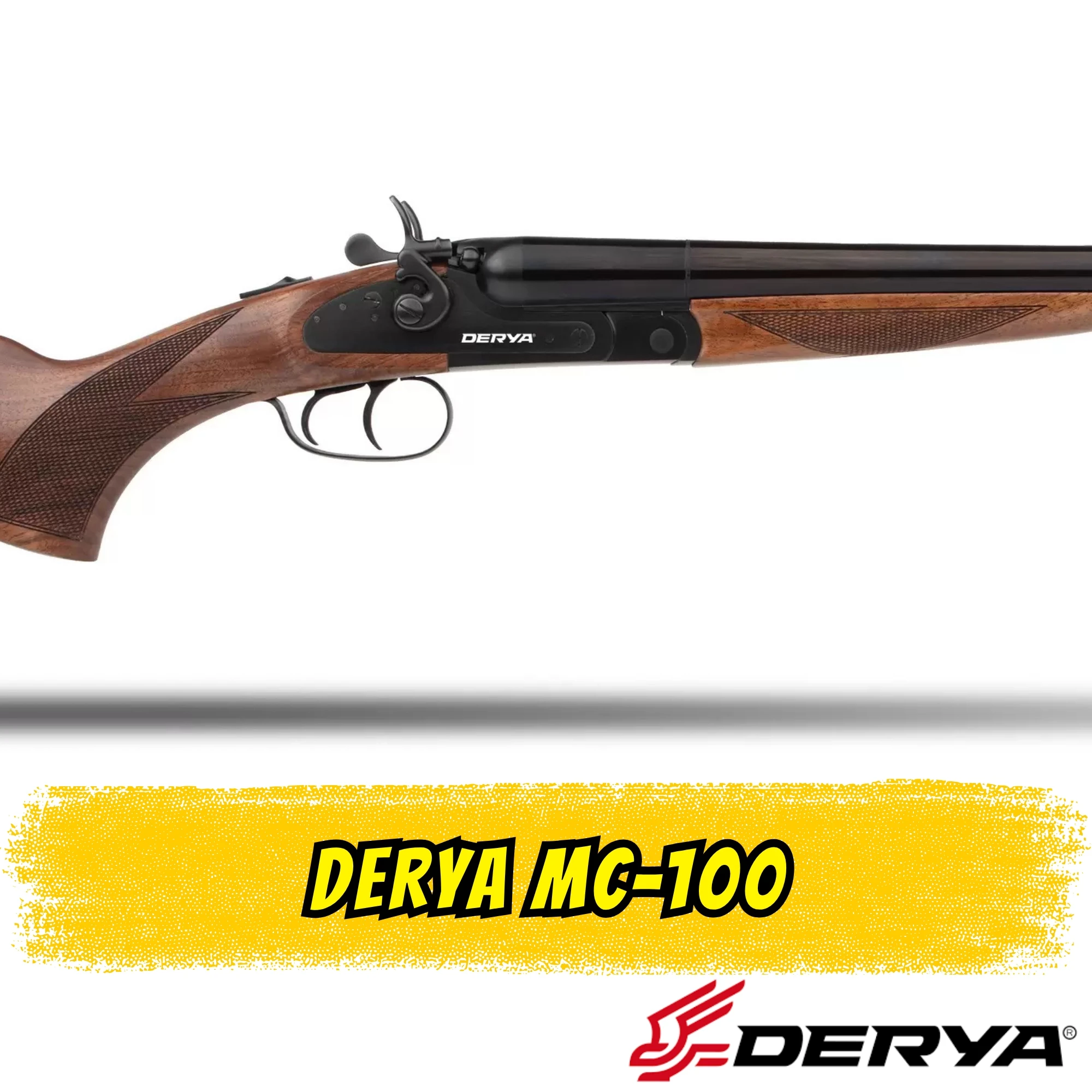 Derya MC-100 (MC-101) Dıştan Çakmaklı Çifte Av Tüfeği (12 GA - Yağlı Mat Ceviz)