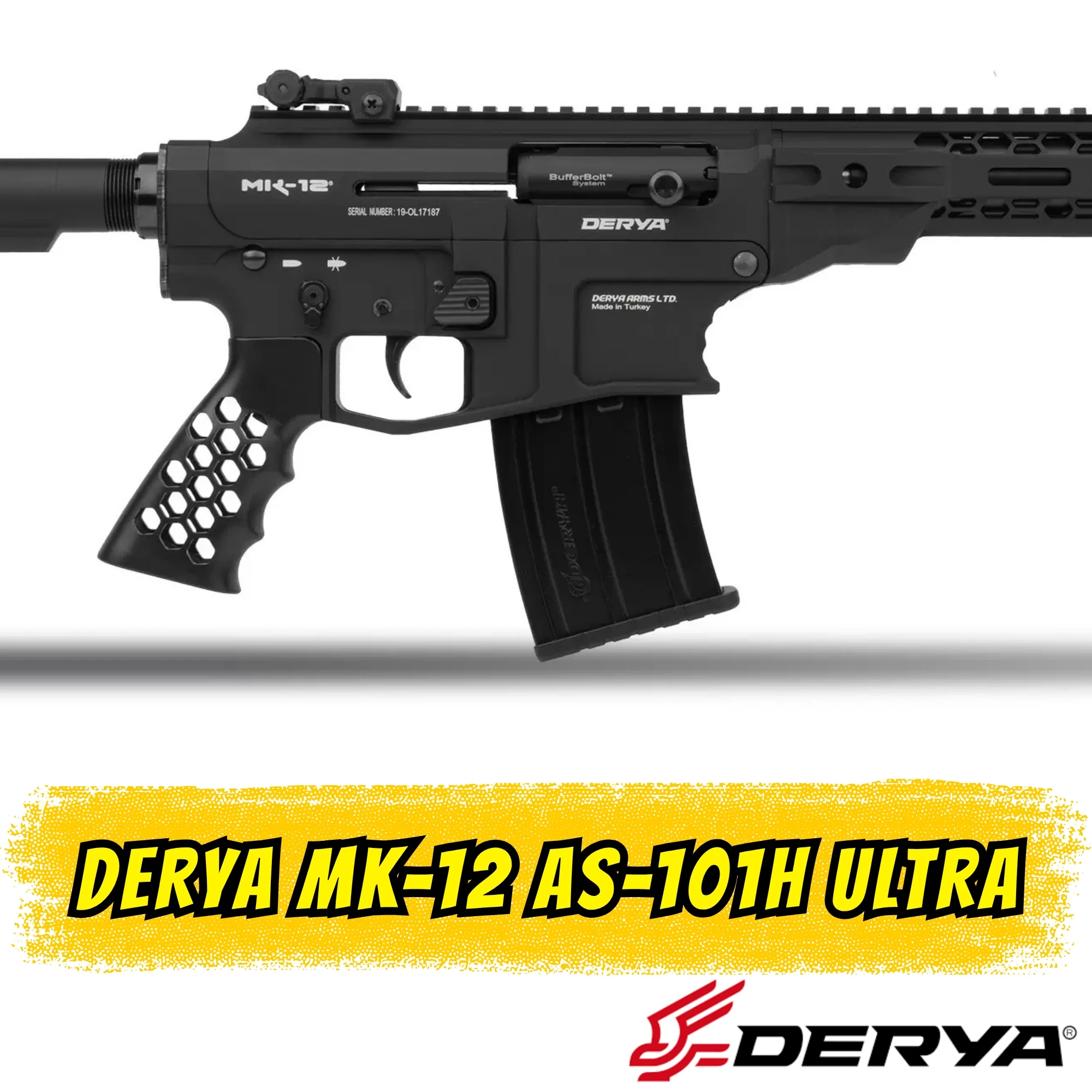 Derya MK-12 AS-101H Ultra Şarjörlü Av Tüfeği (12 GA - 50 cm Namlu)