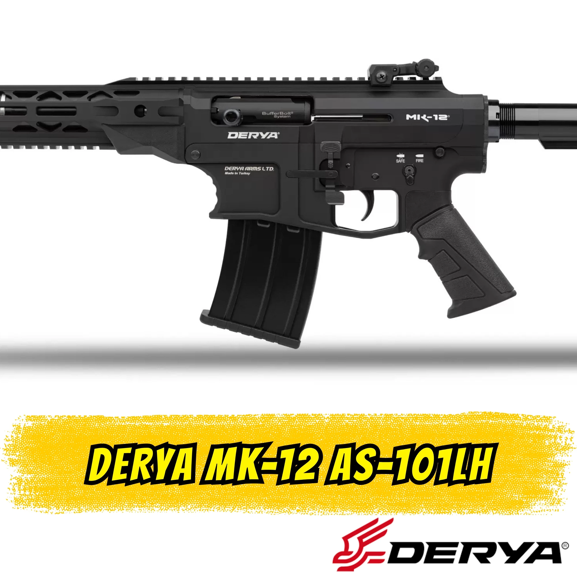 Derya MK-12 AS-101LH Solak Şarjörlü Av Tüfeği (12 GA - 50 cm Namlu)