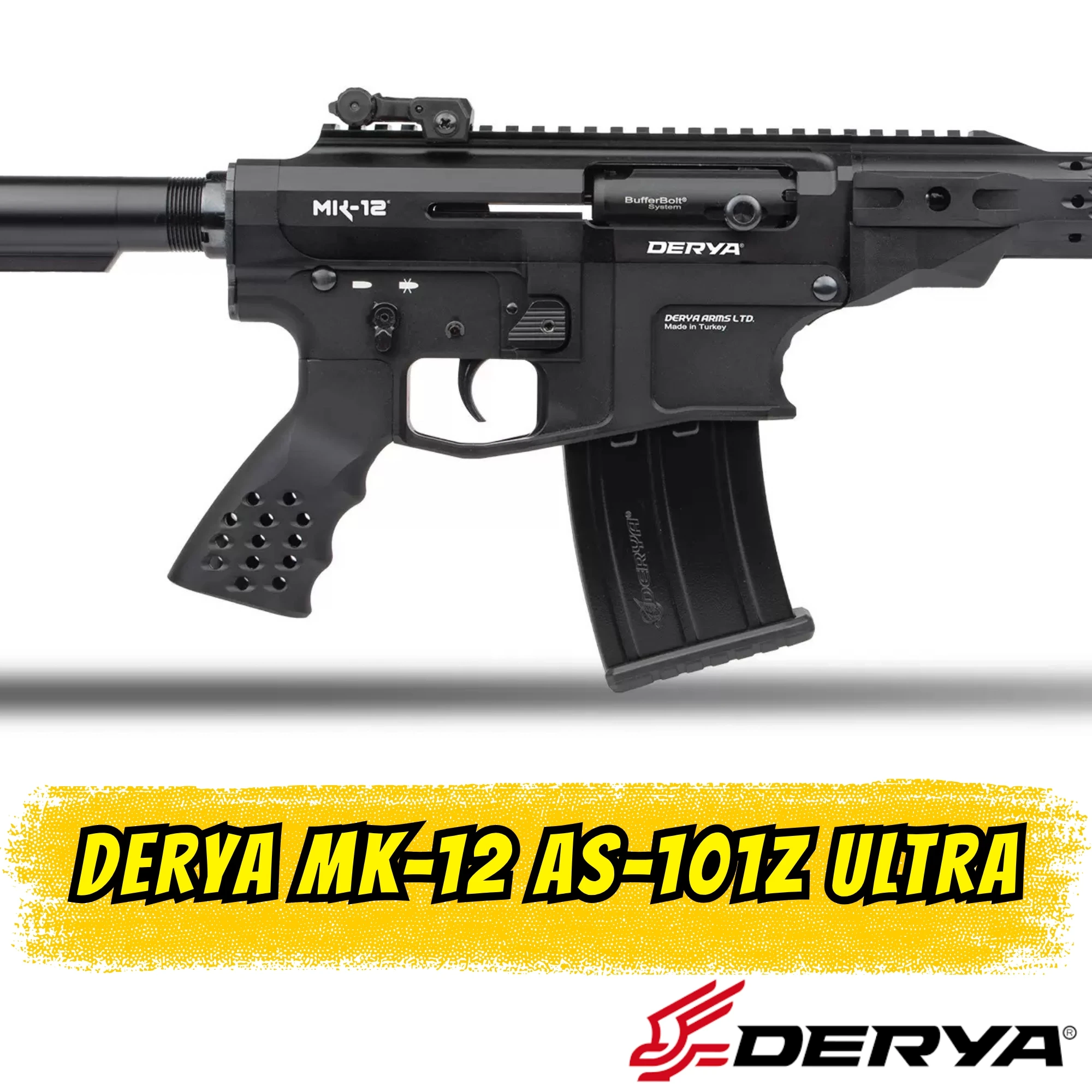 Derya MK-12 AS-101Z Ultra Şarjörlü Av Tüfeği (12 GA - 50 cm Namlu)
