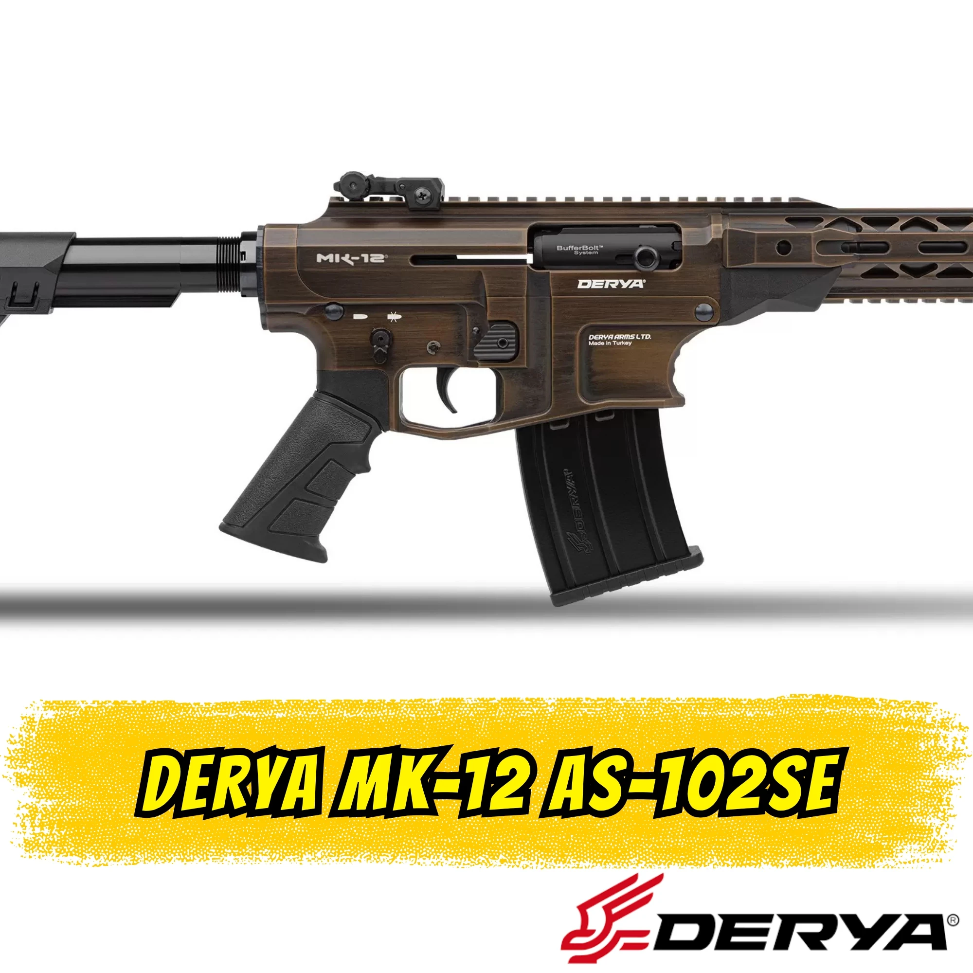 Derya MK-12 AS-102SE Şarjörlü Av Tüfeği (12 GA - 50 cm Namlu)