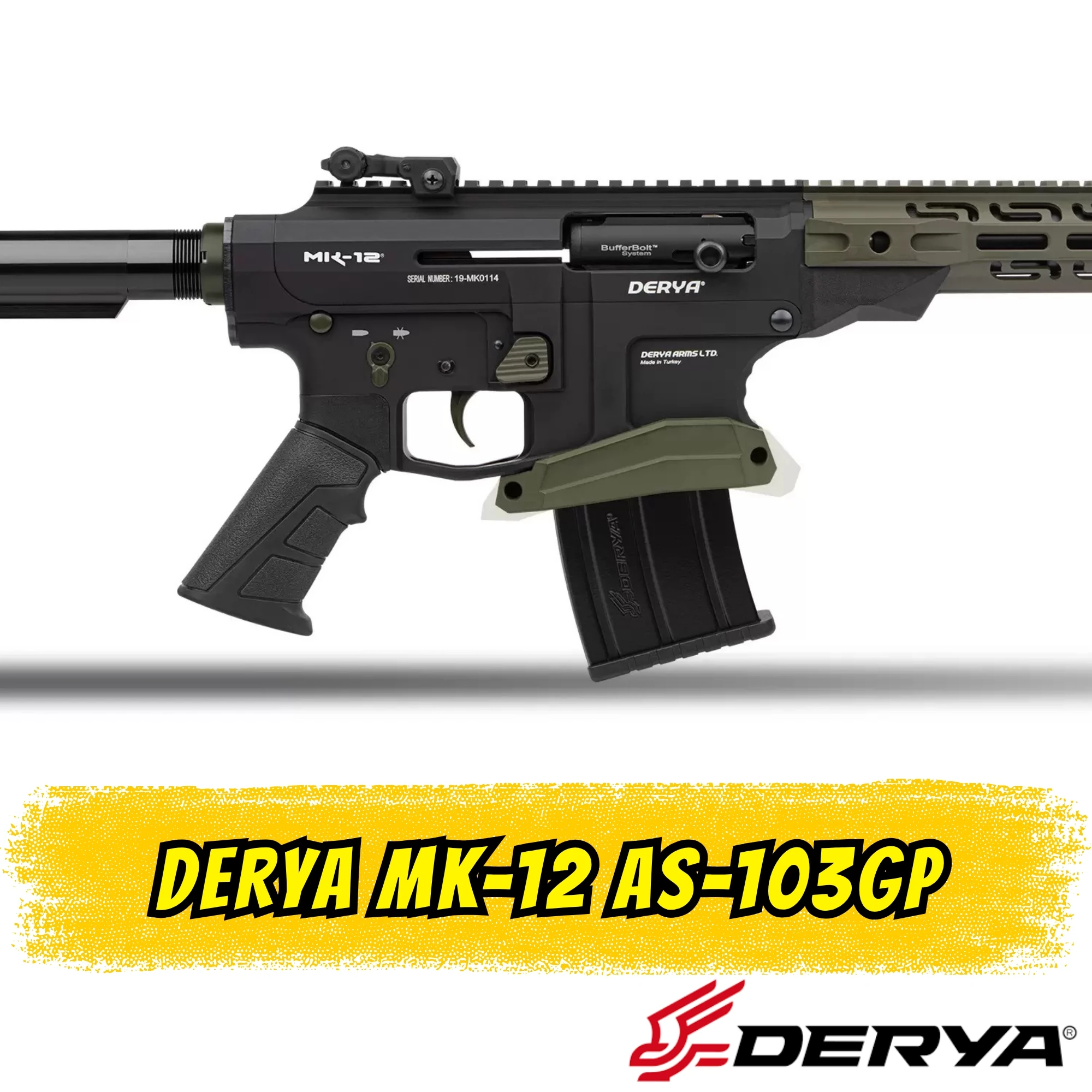 Derya MK-12 AS-103GP Şarjörlü Av Tüfeği (12 GA - 50 cm Namlu)